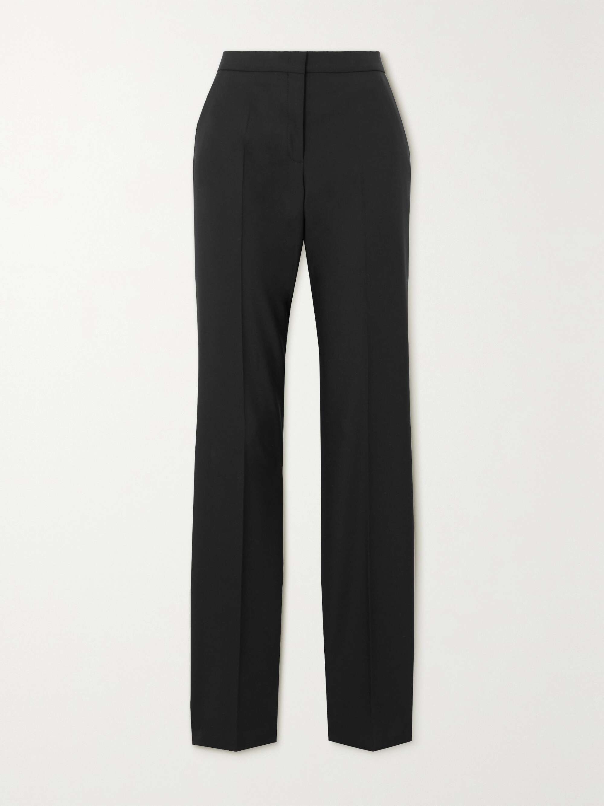 + NET SUSTAIN pleated merino wool straight-leg pants view