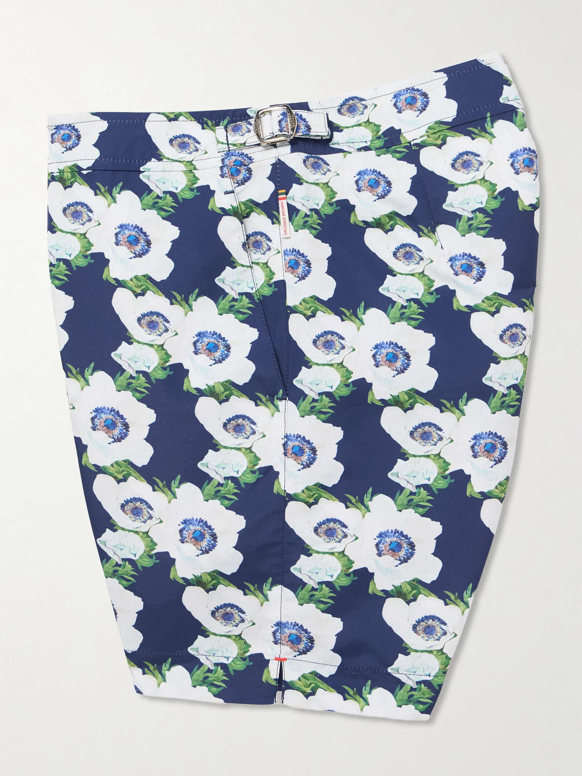 Bulldog Straight-Leg Mid-Length Floral-Print Recycled Swim Shorts view