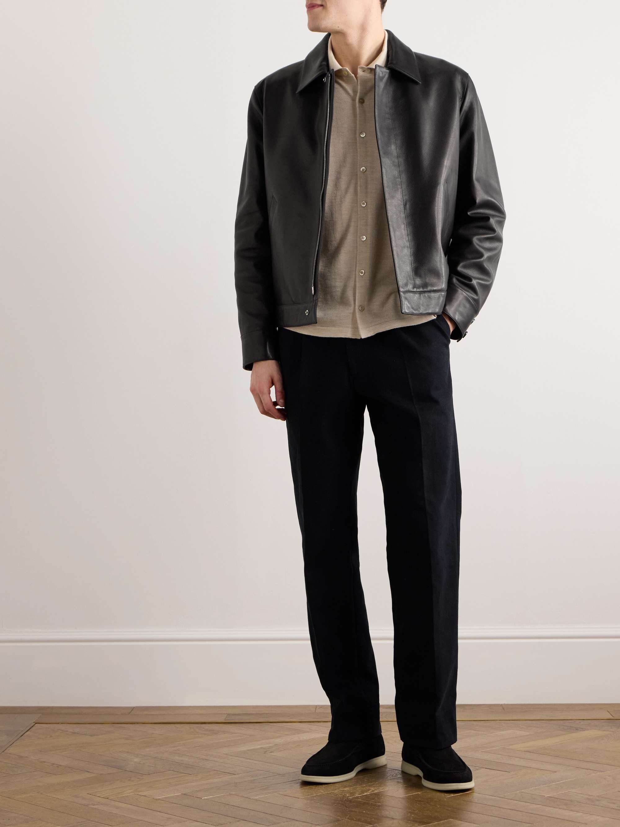 Yabu Full-Grain Leather Jacket view