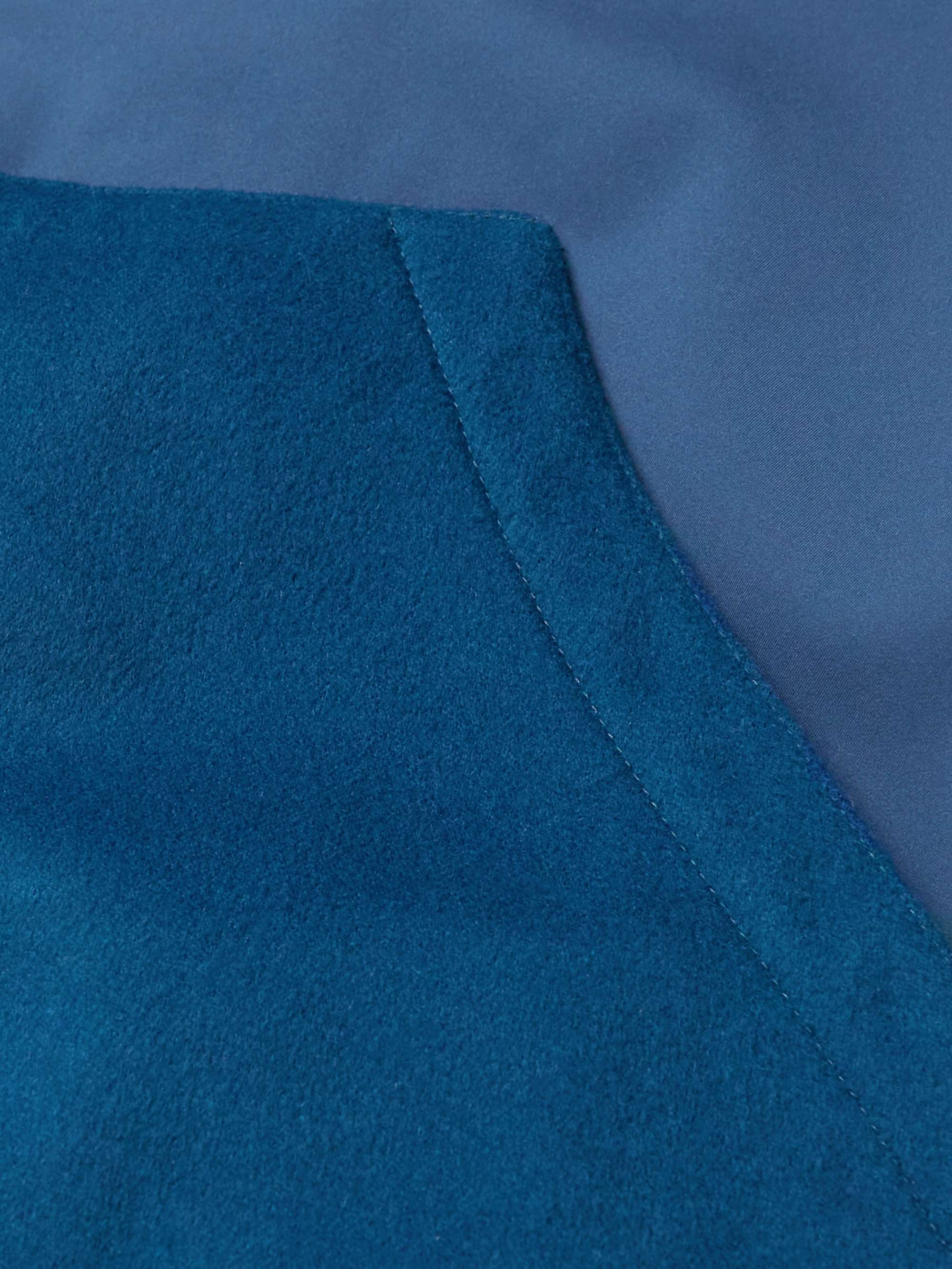 Wallace Panelled Storm System® Nylon and Cashmere Hooded Bomber Jacket view