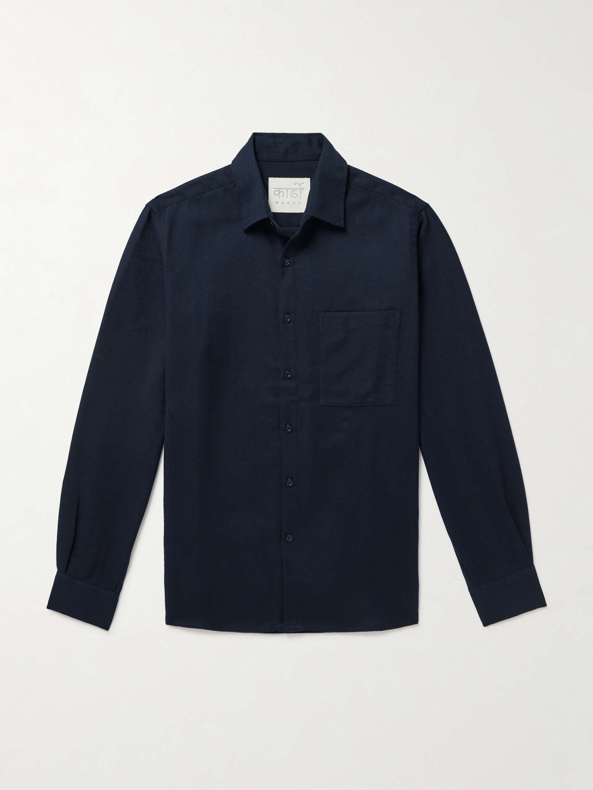 Ryan Herringbone Cotton Shirt view