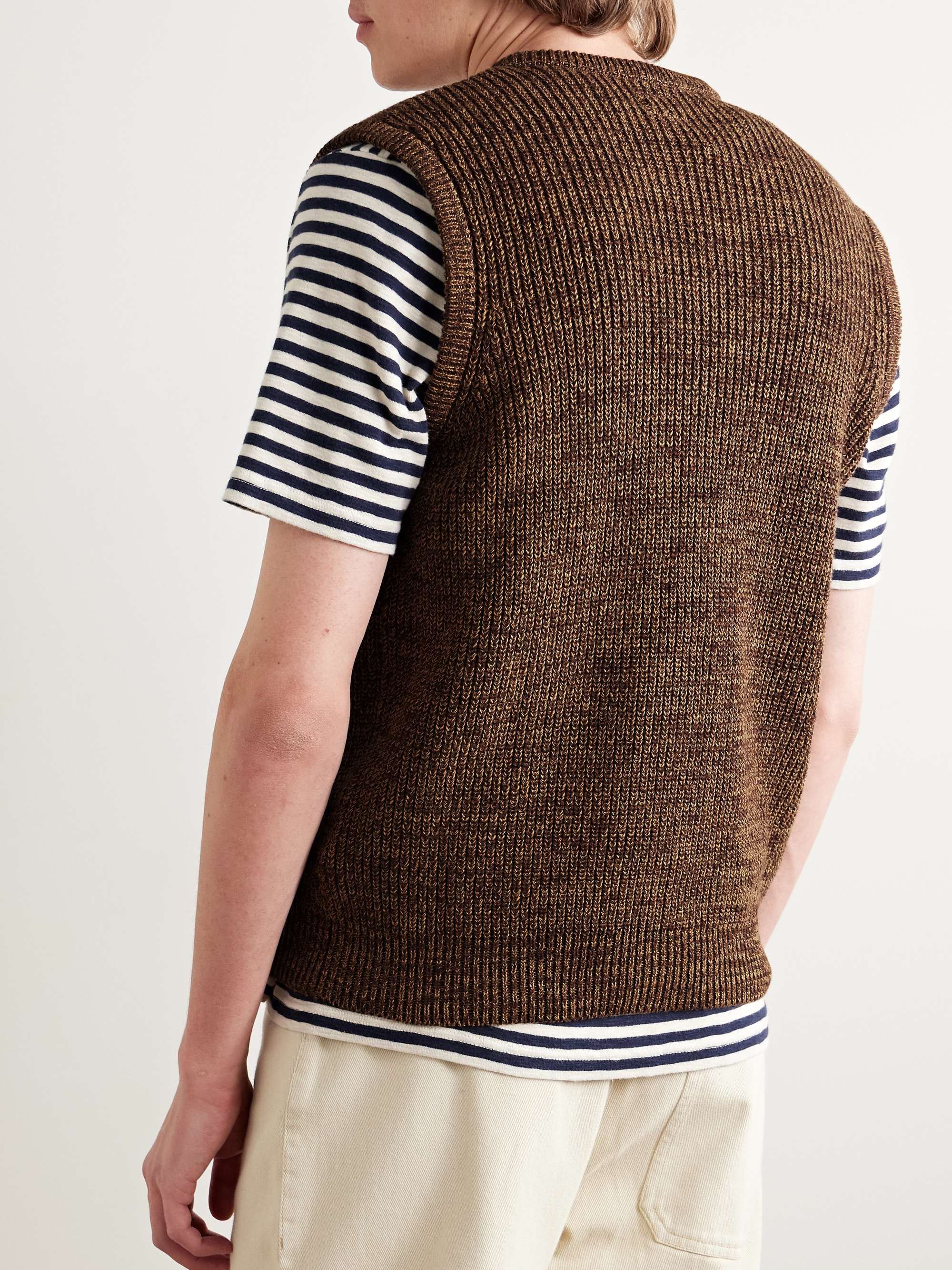 Organic Cotton Sweater Vest view