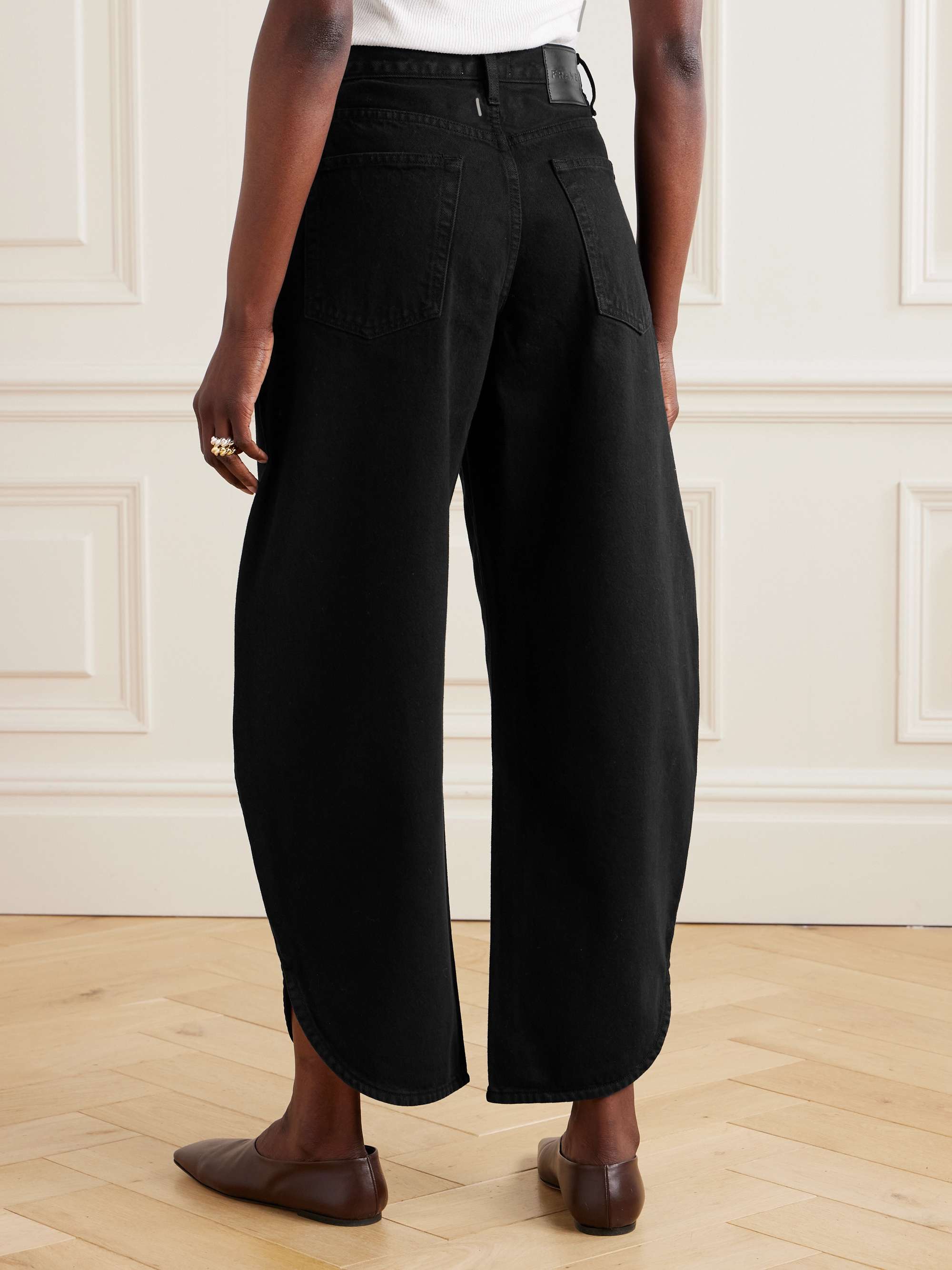 The Boomerang high-rise wide-leg jeans view