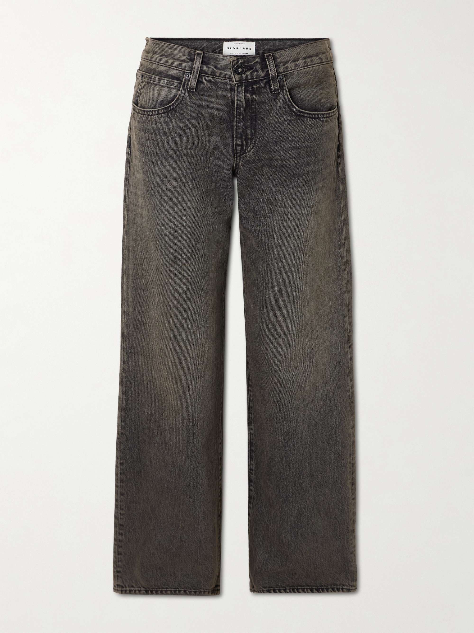 Lexi low-rise wide-leg jeans view