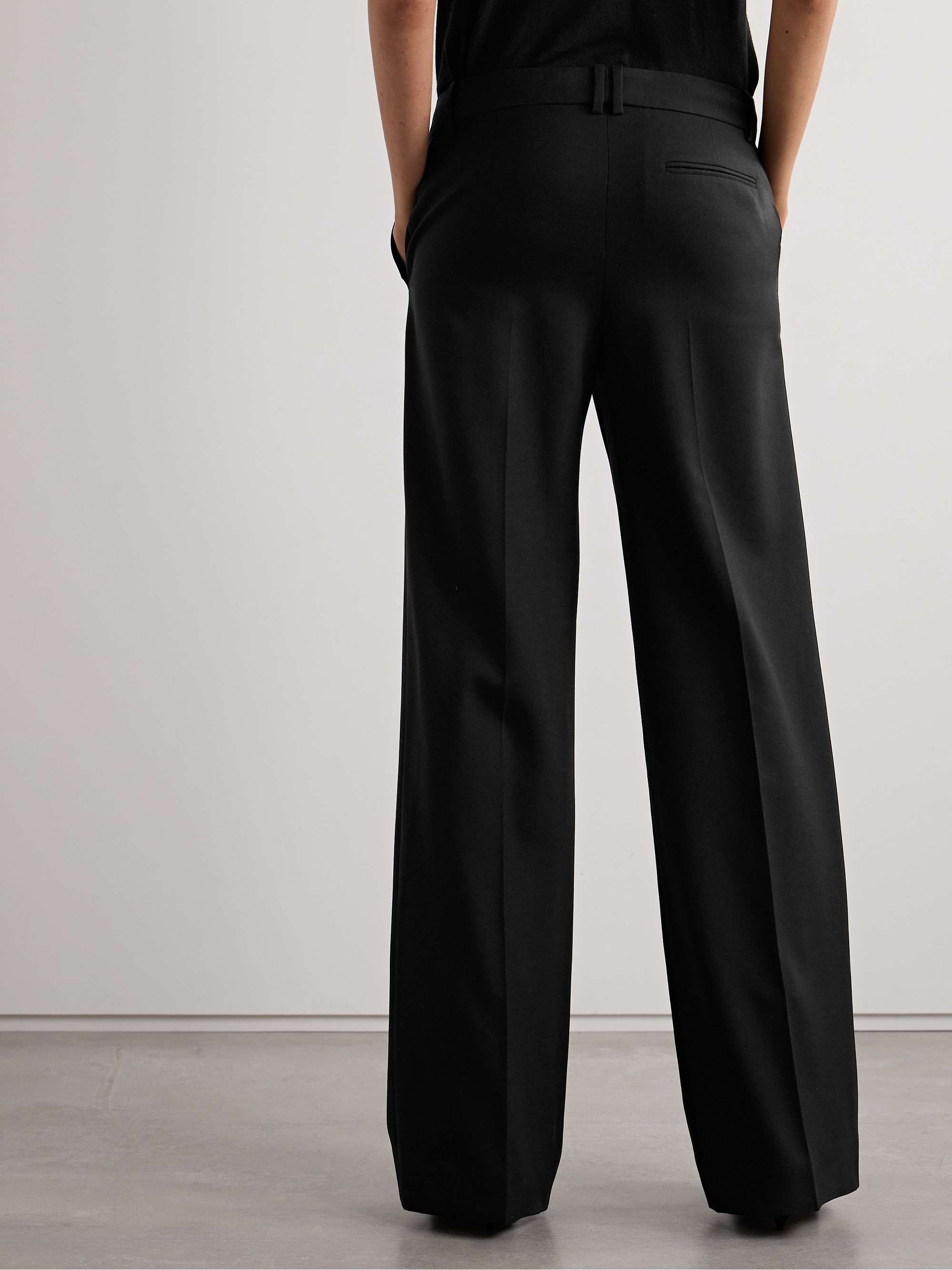 Encore grain de poudre wool straight-leg pants view
