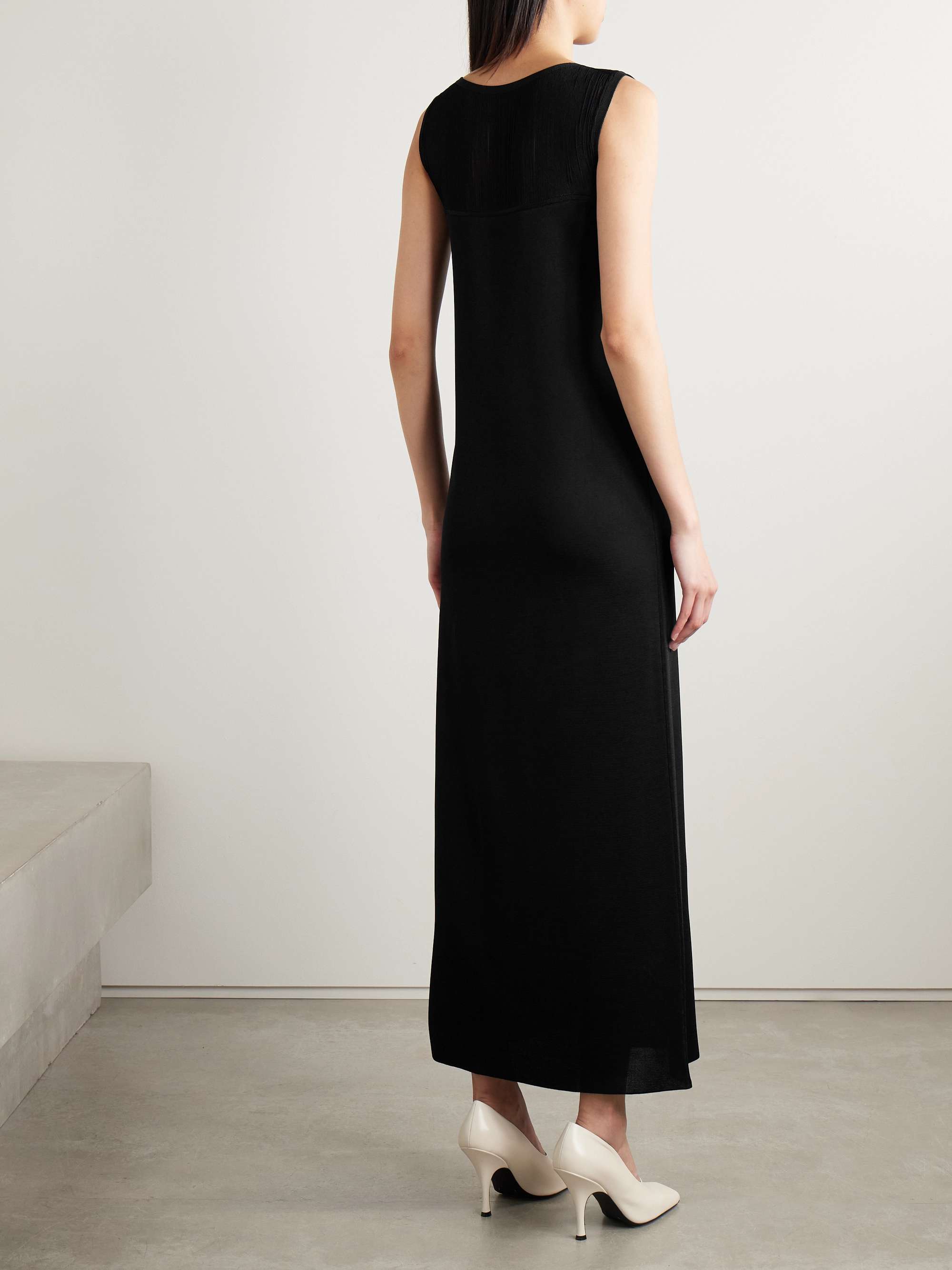 Ruslan fringed knitted maxi dress view