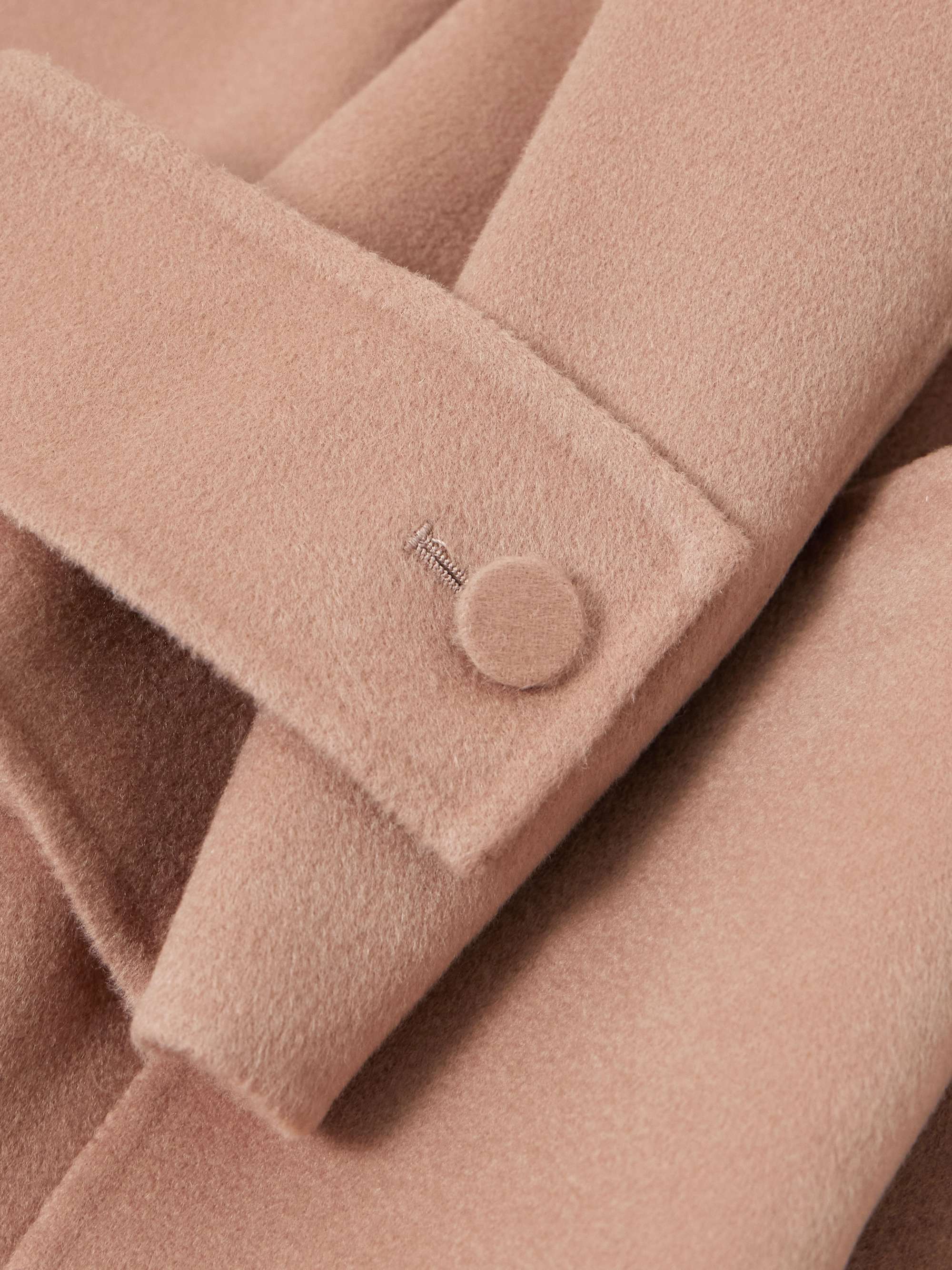 Arline belted double-breasted wool and cashmere-blend coat view