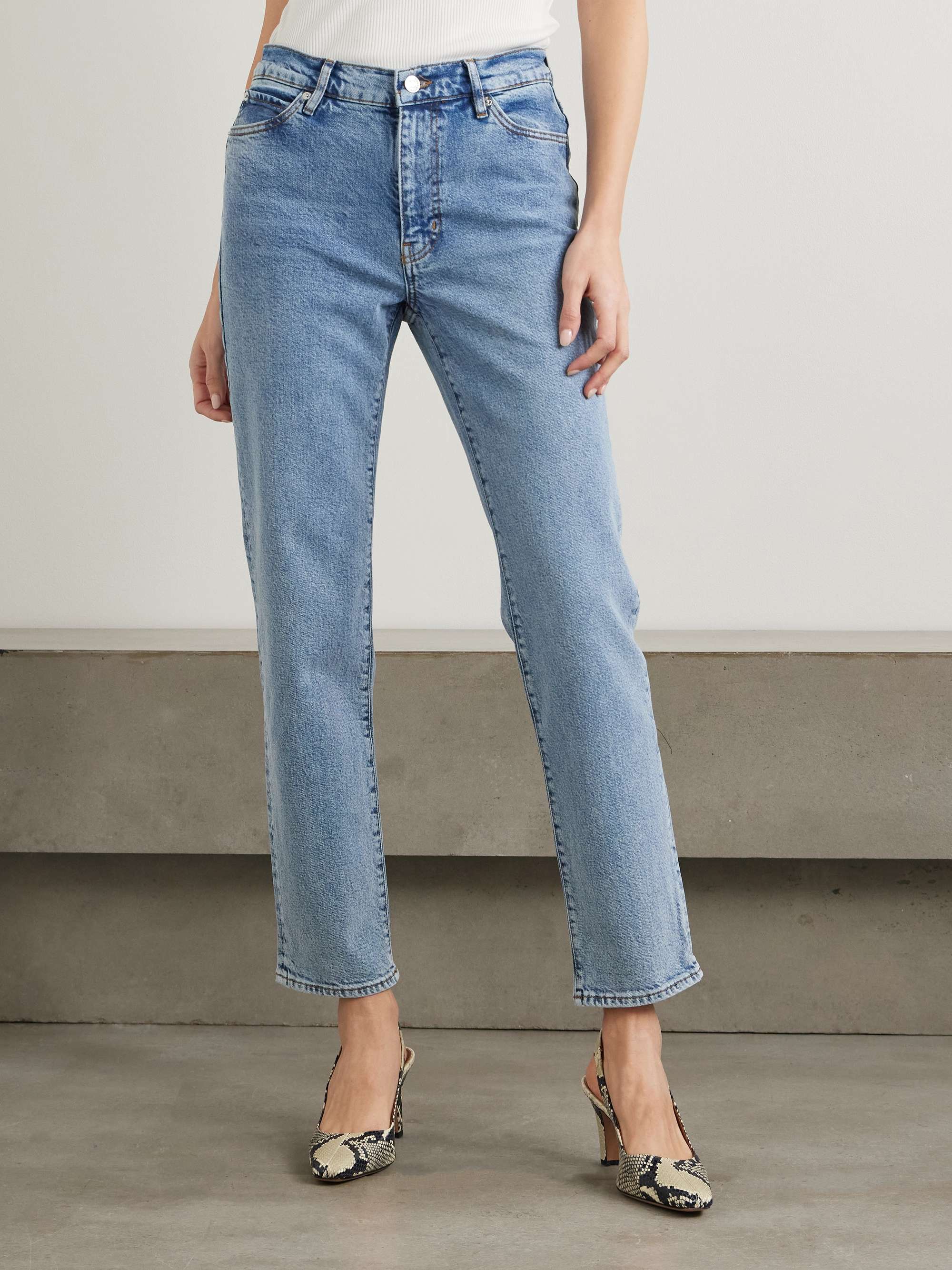 The Borrowed high-rise slim-leg jeans view