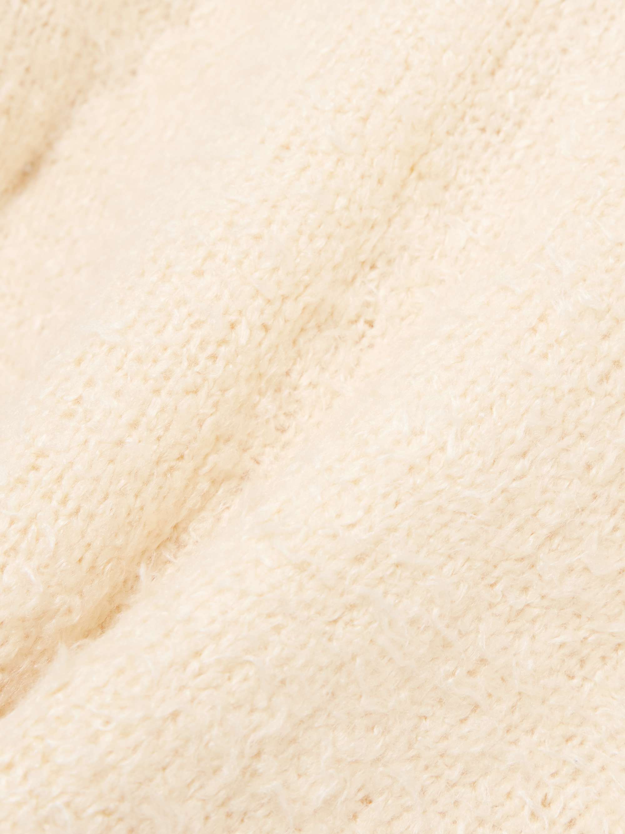 Silk-bouclé sweater view