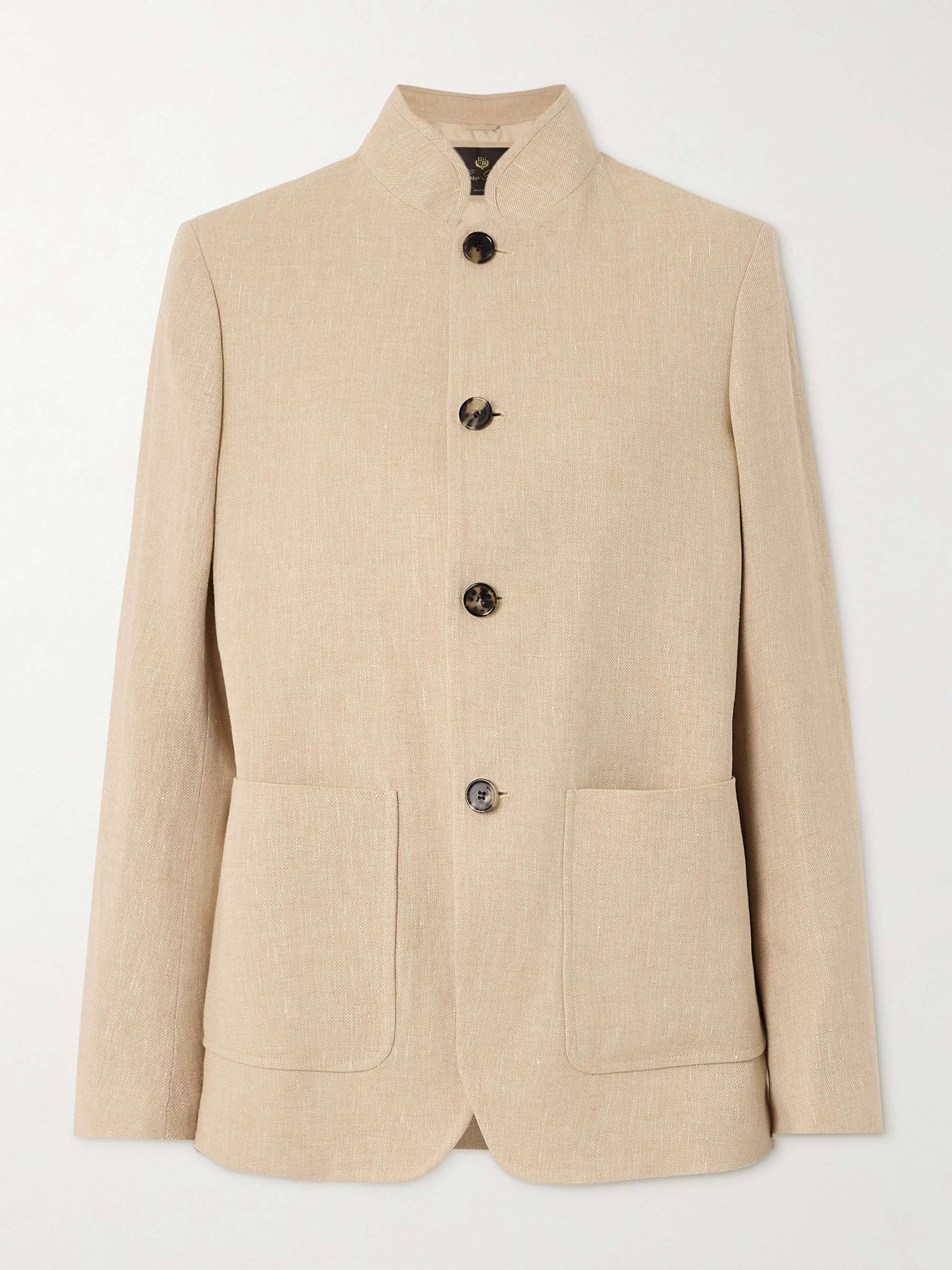 Spagna flax jacket view