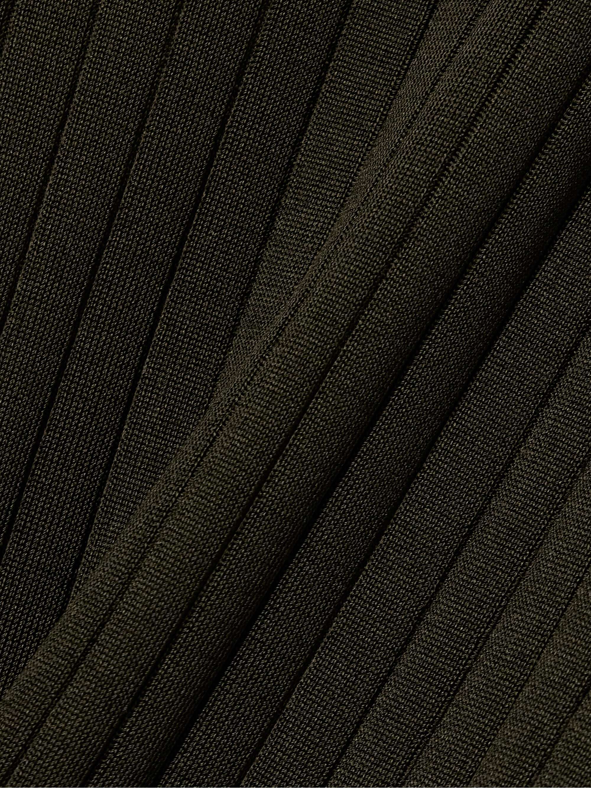 Elena ribbed silk-crepe sweater view