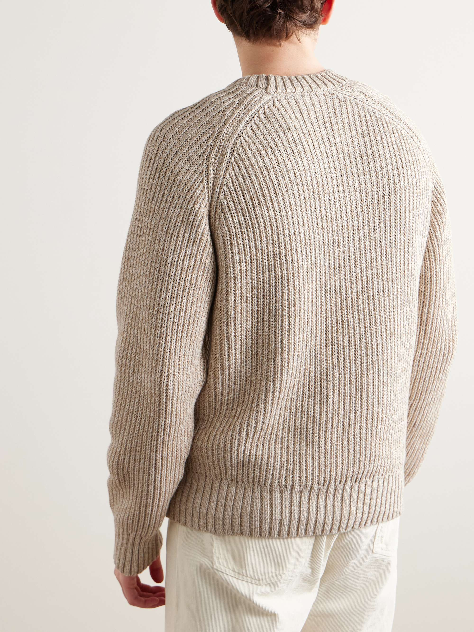 Ray Ribbed Organic Cotton Sweater view