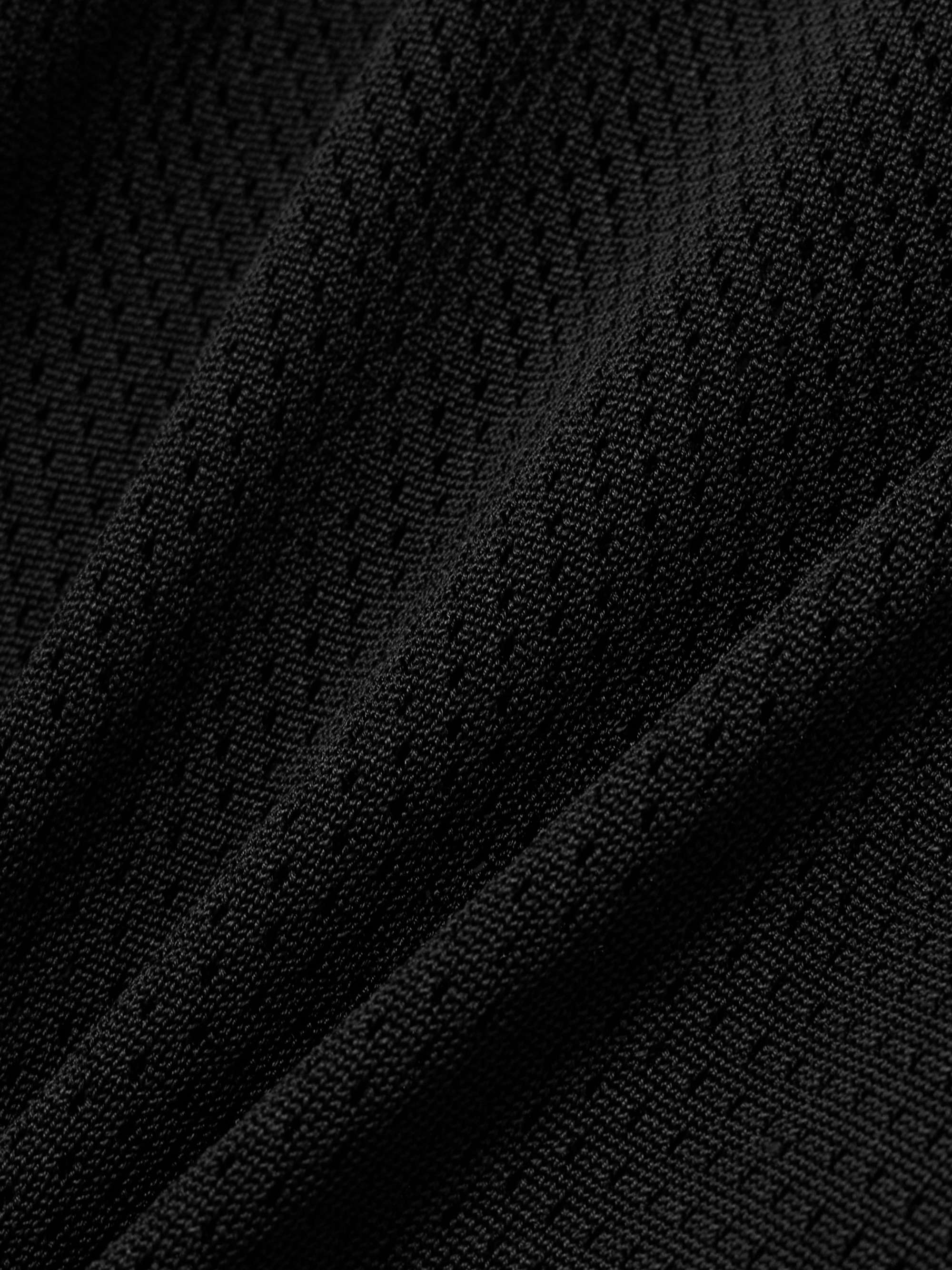 Tie-detailed pointelle-knit coverup view