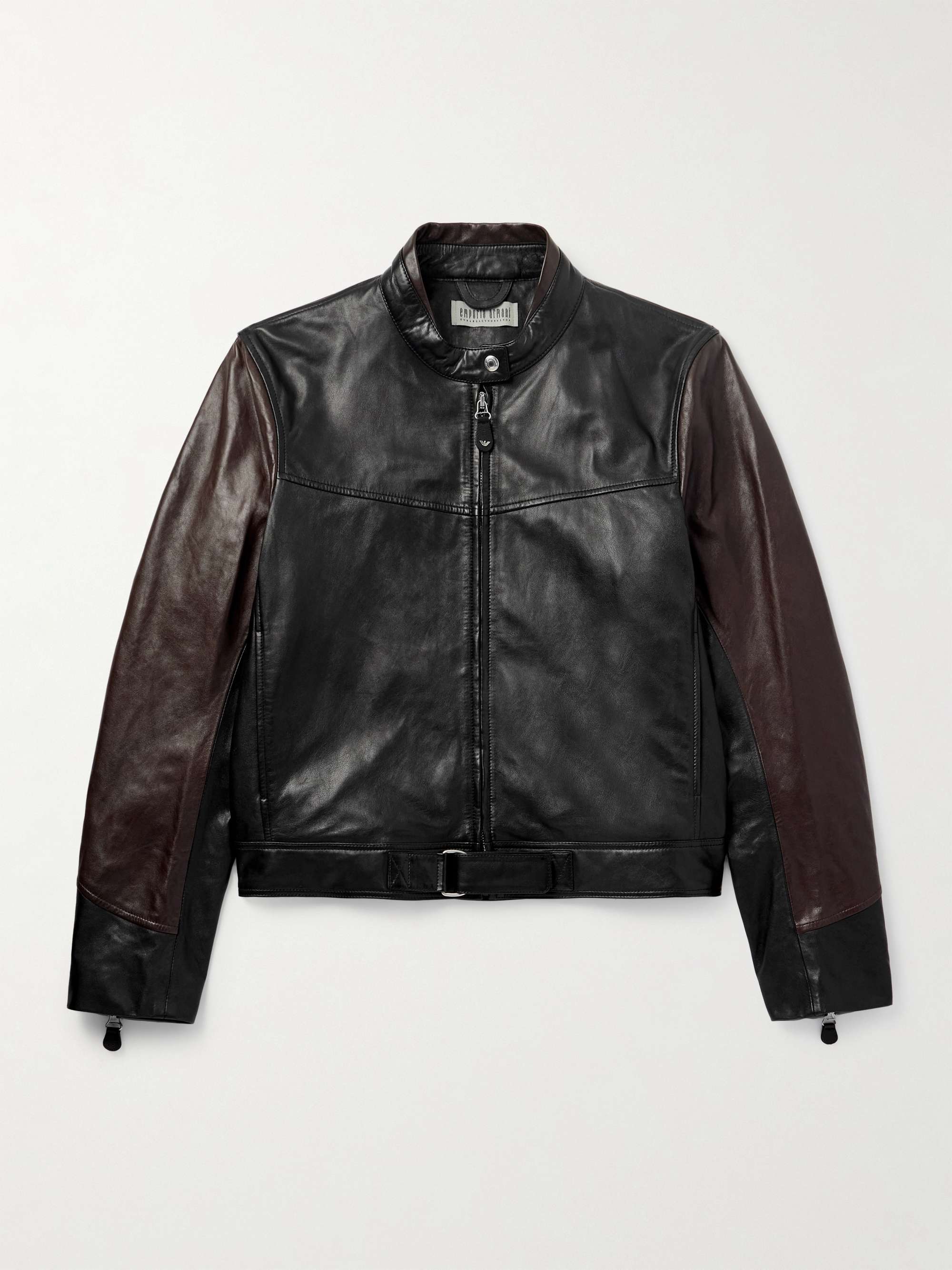 + Emporio Armani Grande Trix Leather Jacket view