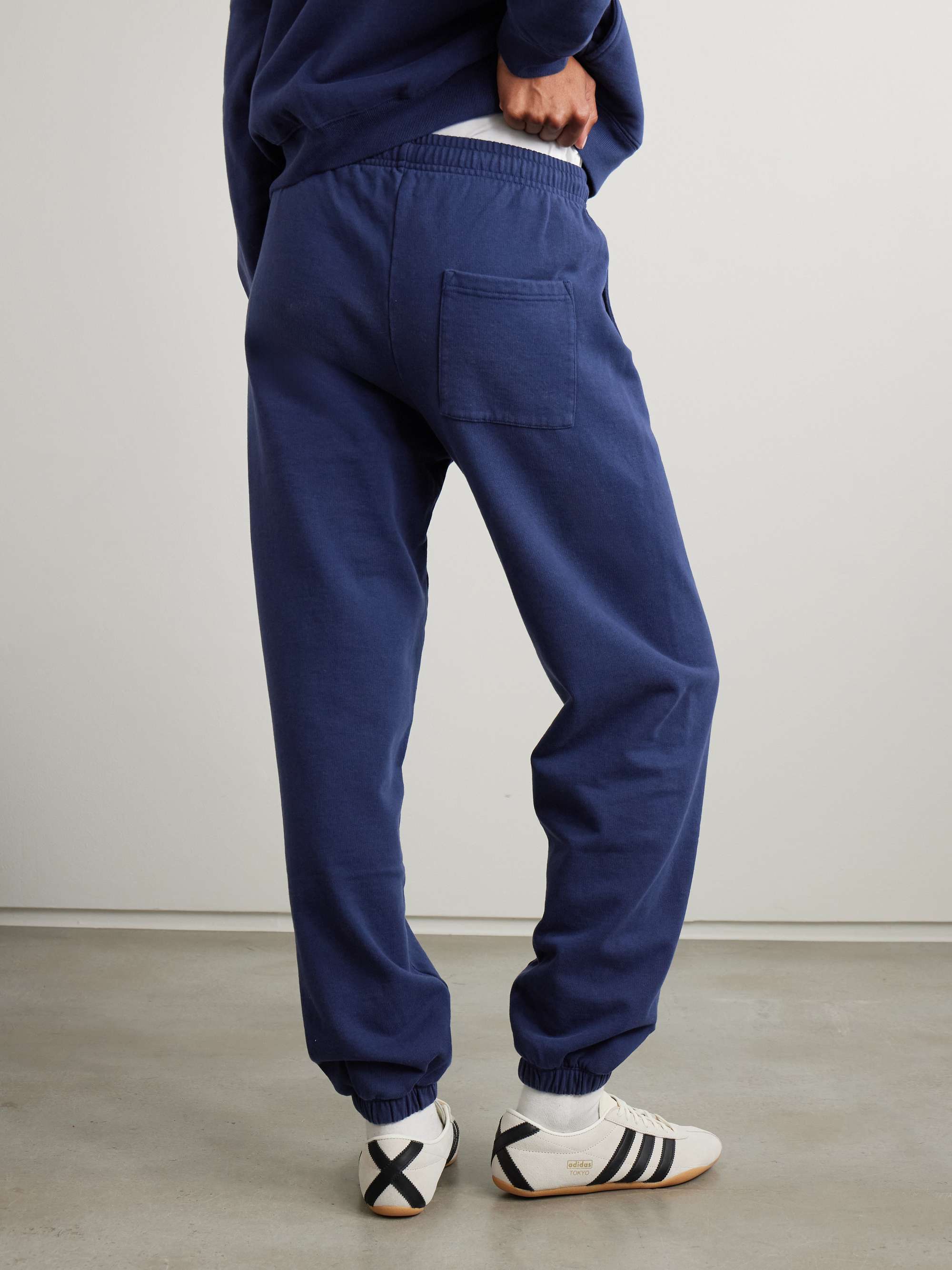 Vendome embroidered cotton-jersey track pants view