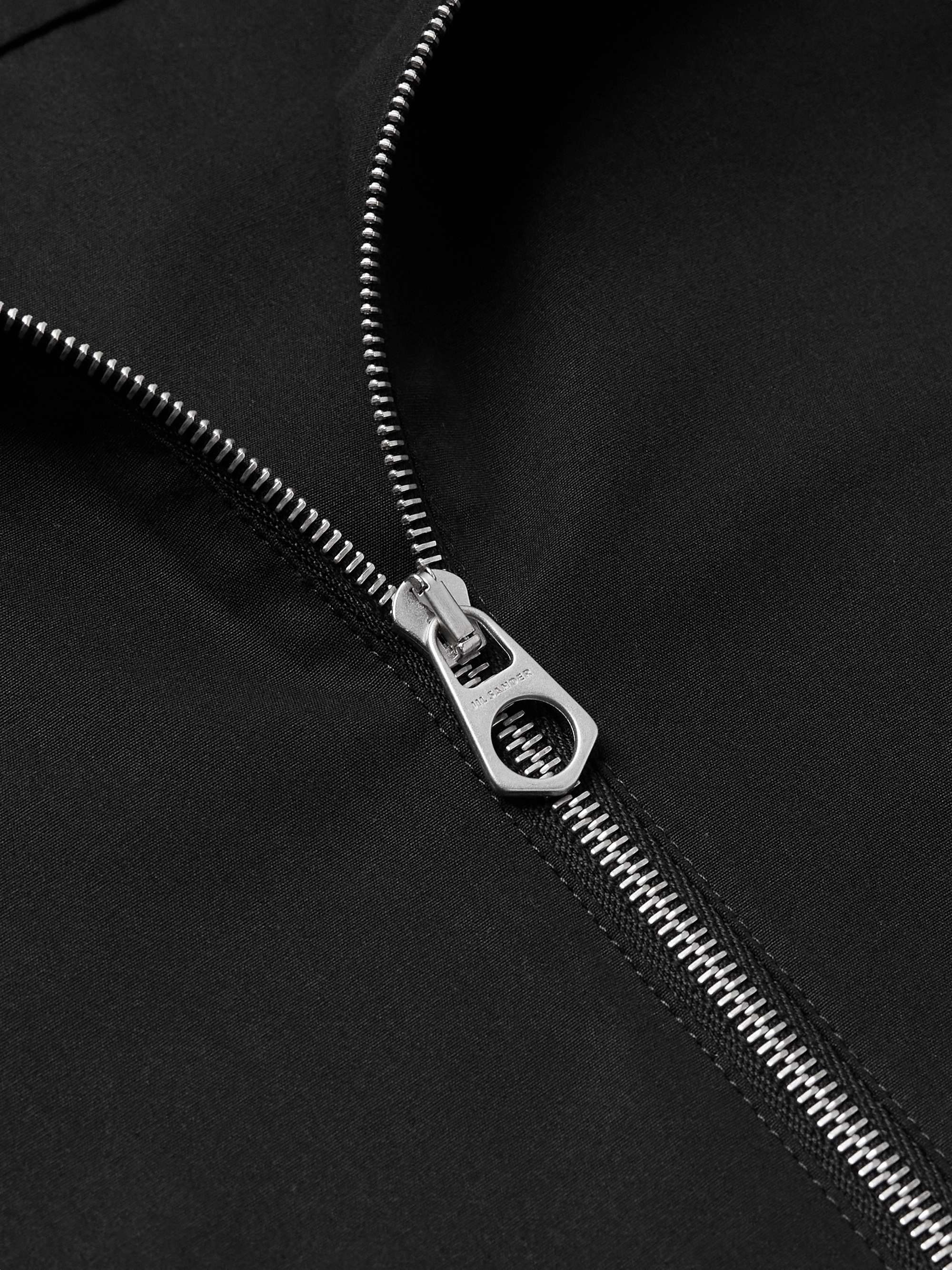 Organic Cotton-Twill Zip-Up Overshirt view