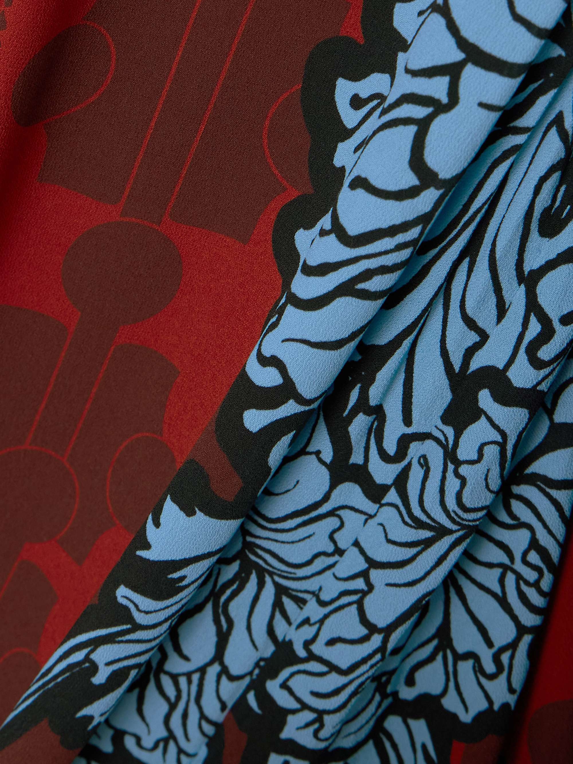 Stellan floral-print crepe de chine blouse view