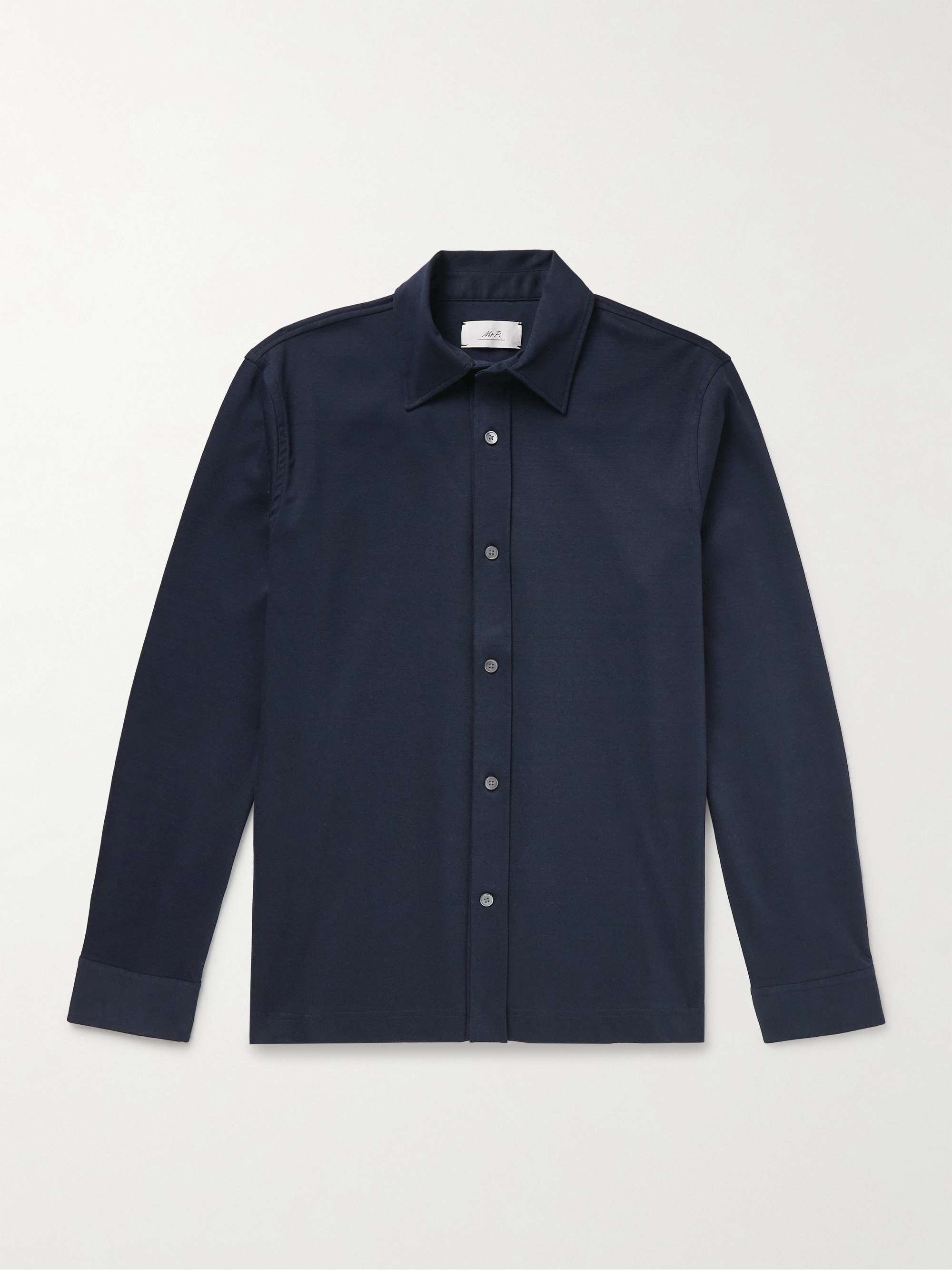 Mercerised Cotton-Jersey Shirt view
