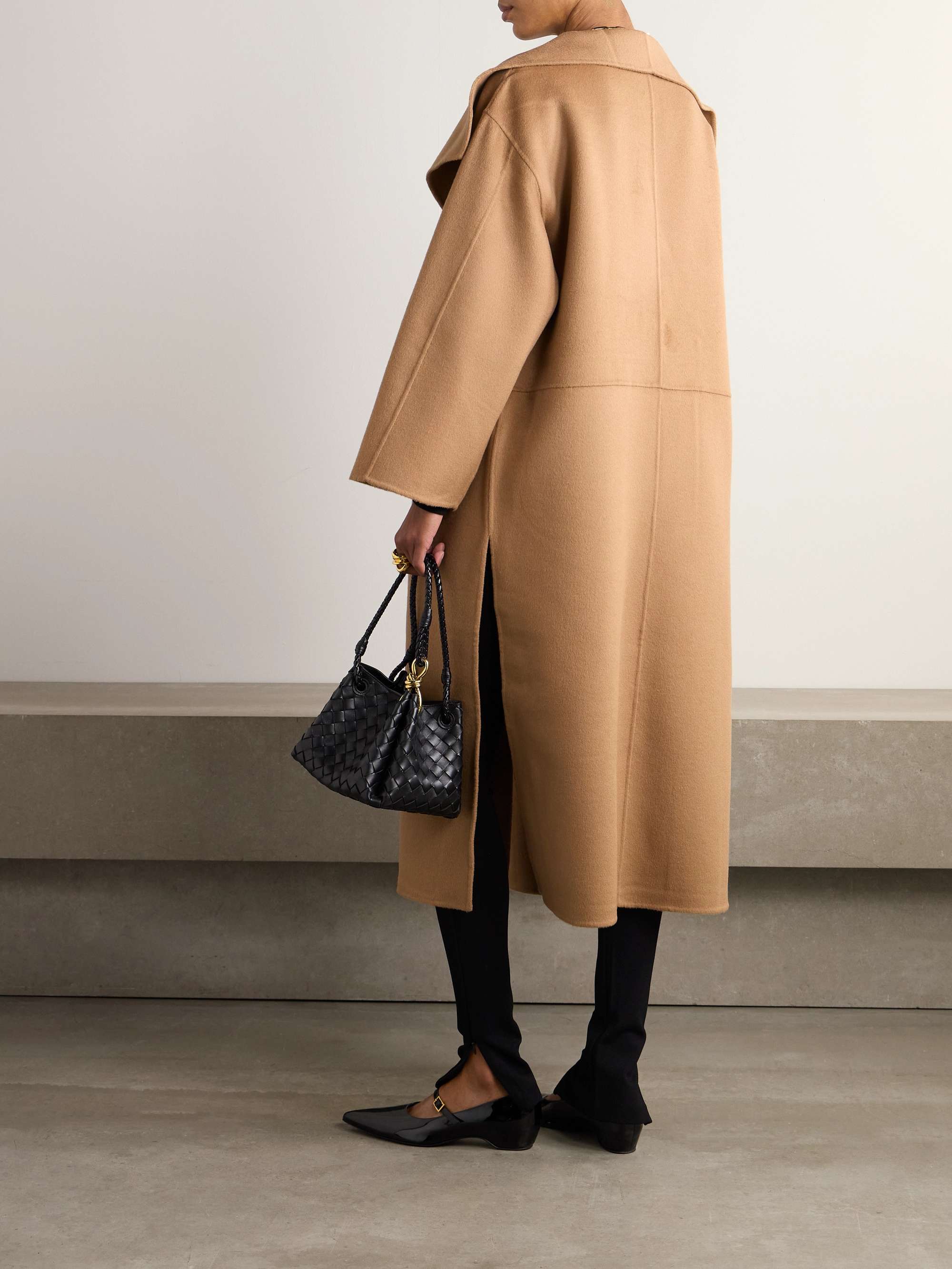 + NET SUSTAIN Signature wool-blend coat view