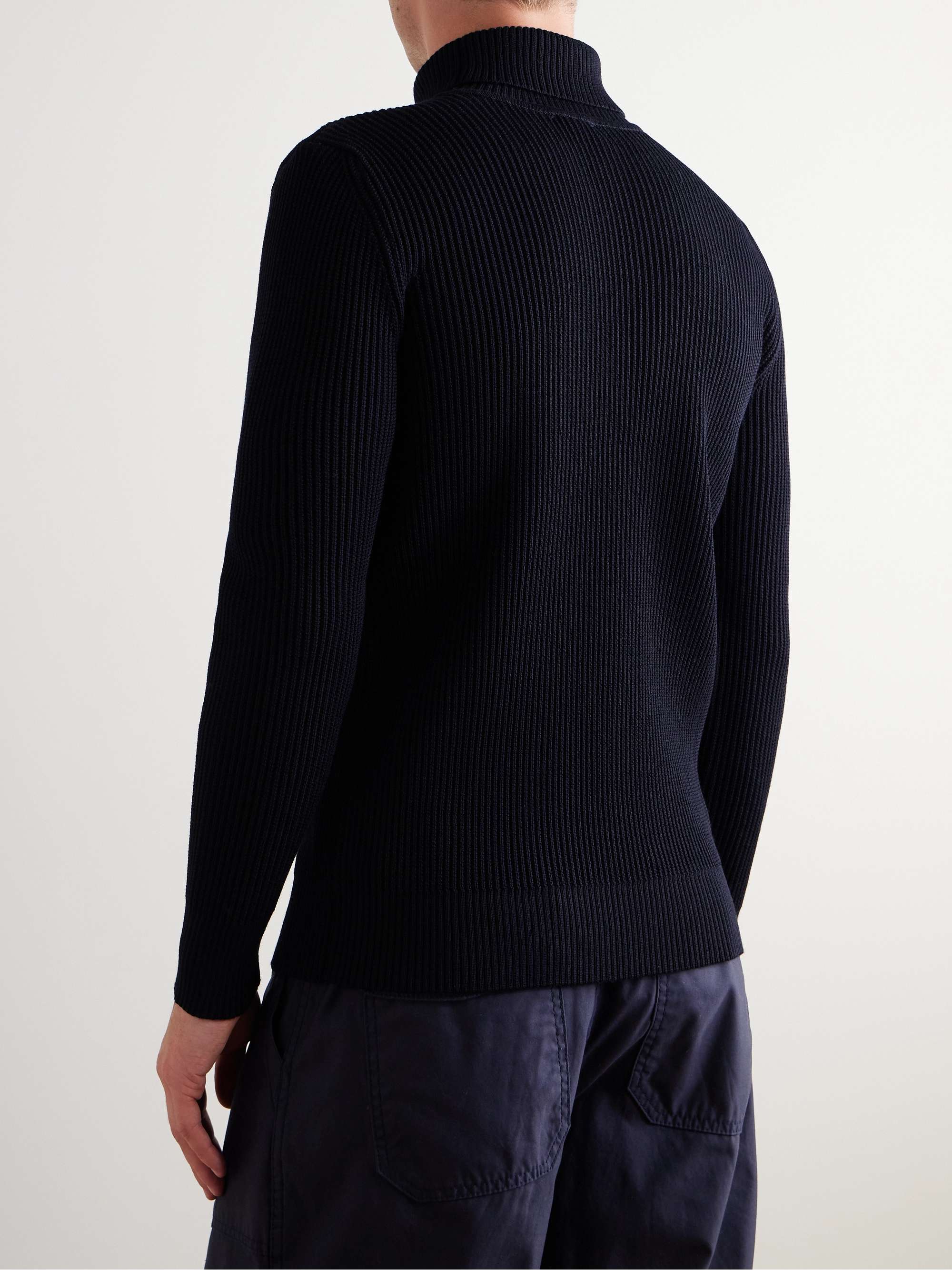 Fender III Slim-Fit Ribbed Virgin Wool Rollneck Sweater view