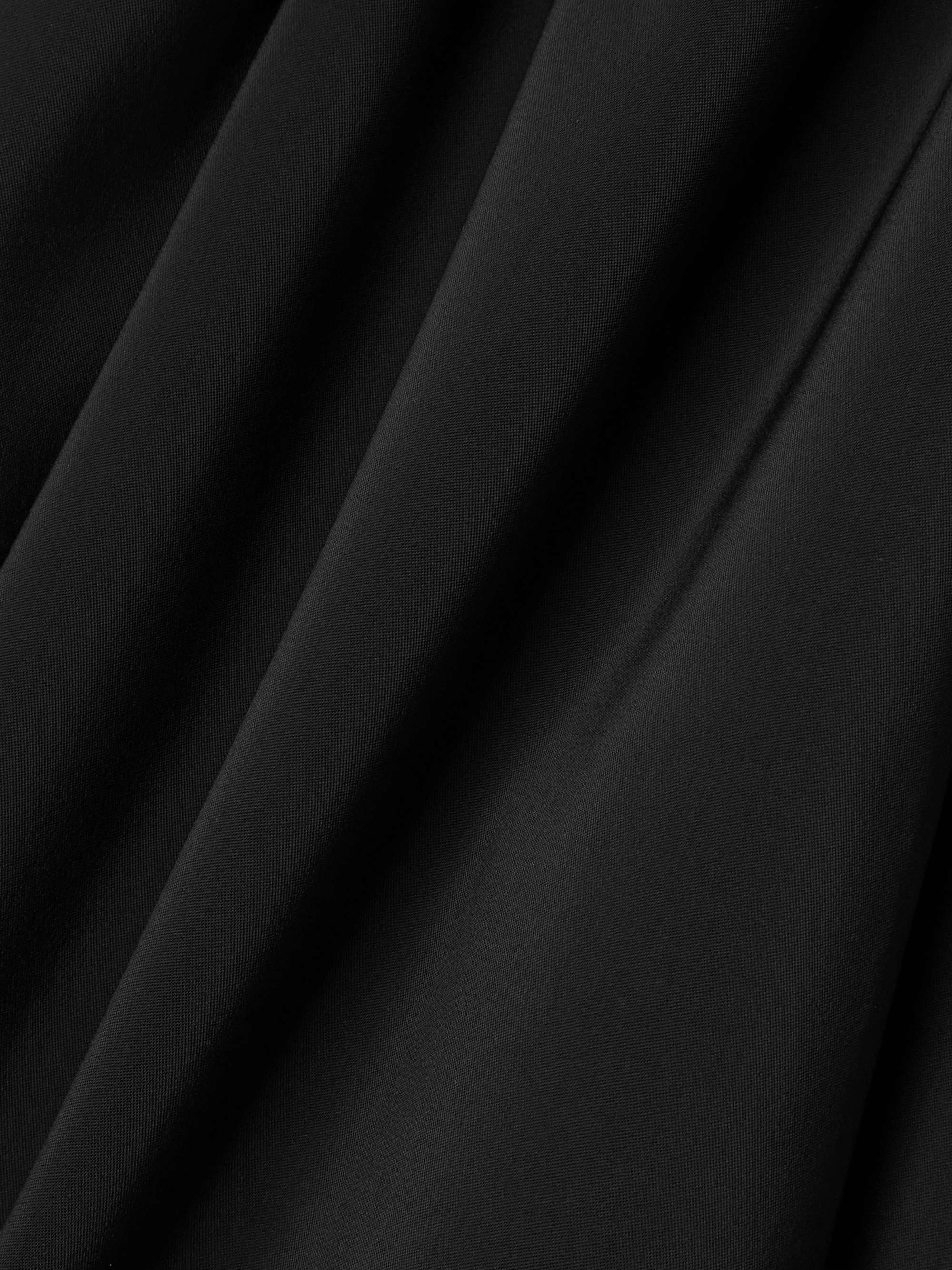 Sablier draped crepe-jersey midi skirt view