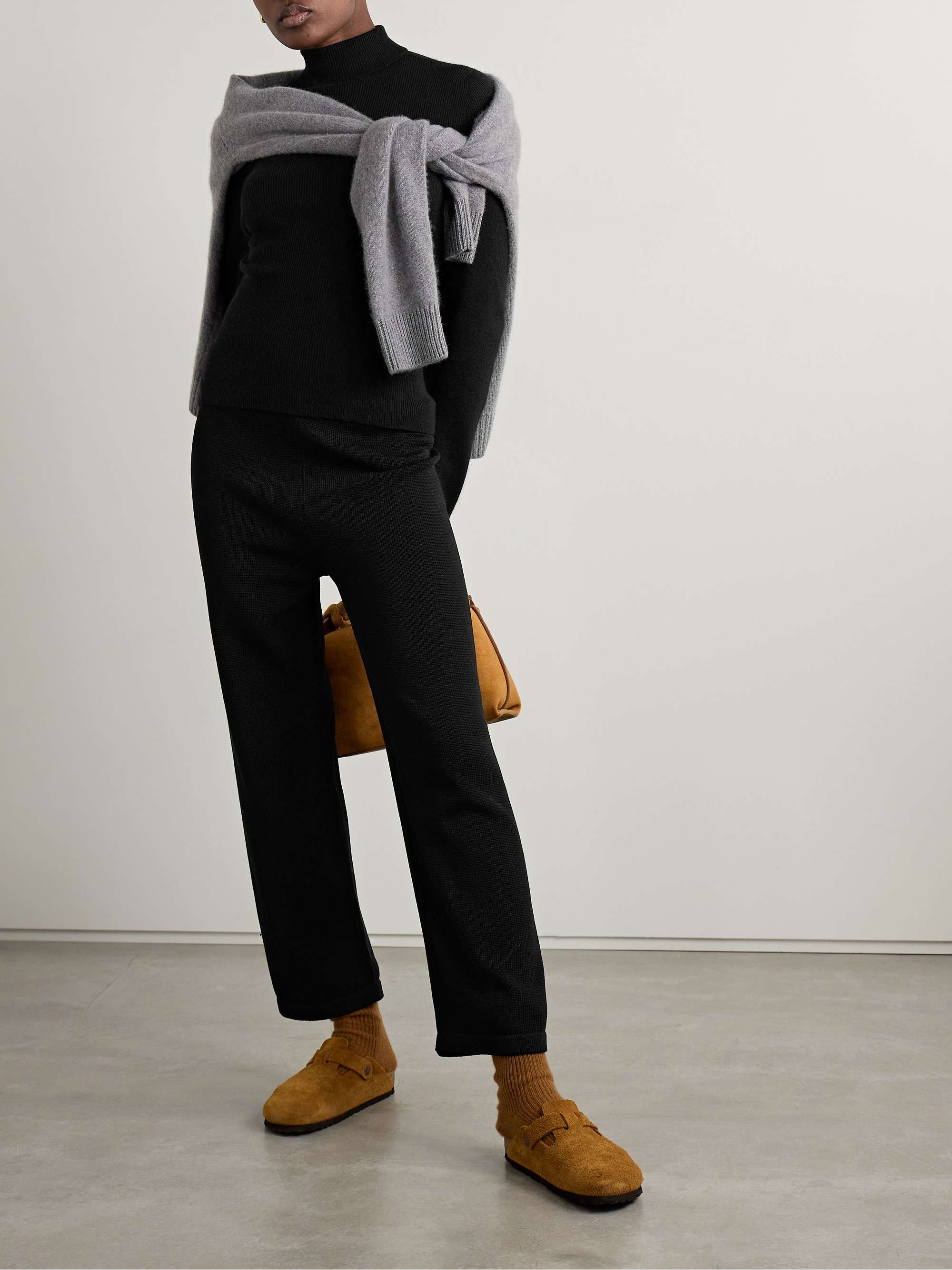 Delicash cashmere and silk-blend turtleneck sweater view
