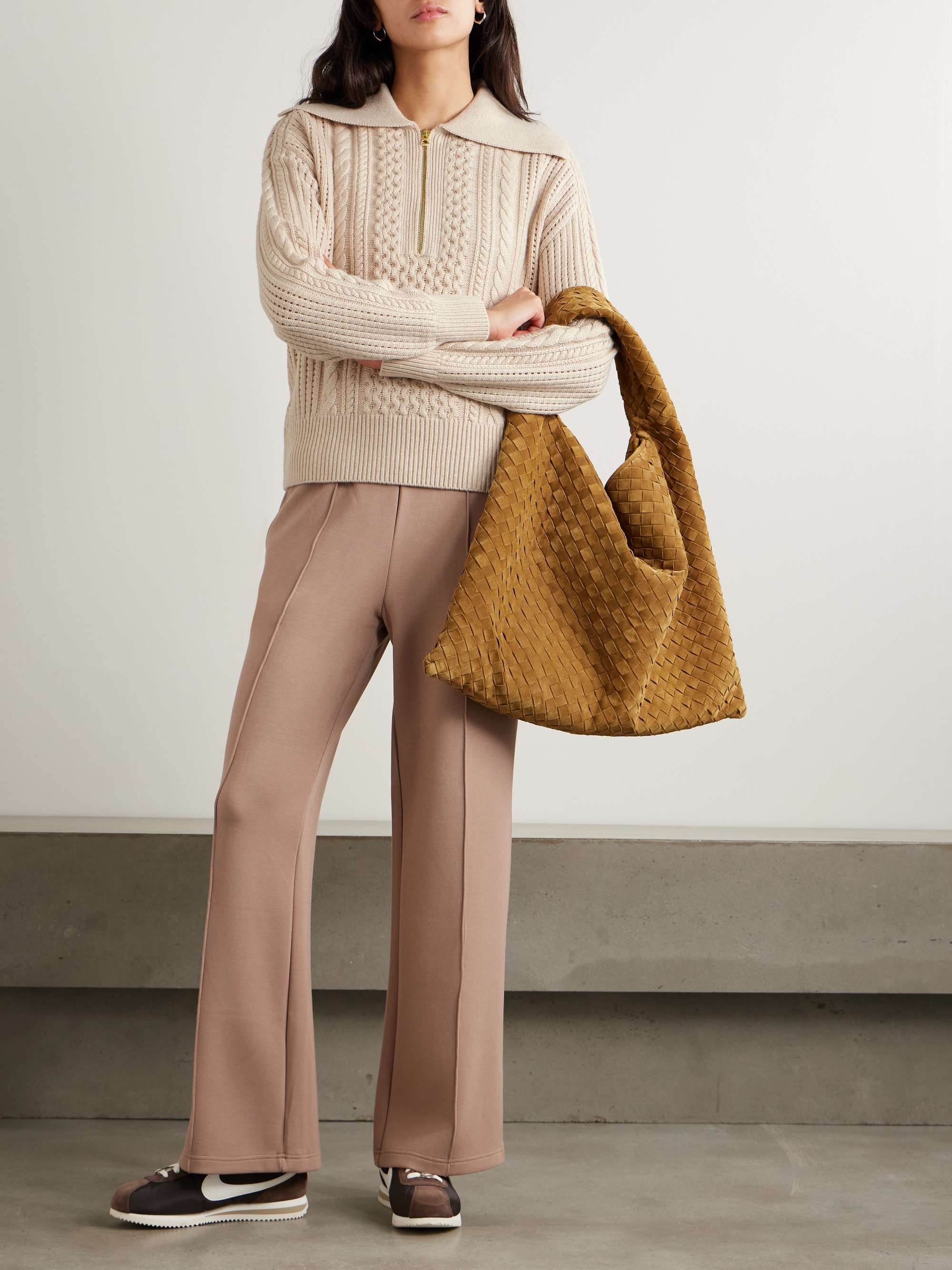 Camello cable-knit sweater view