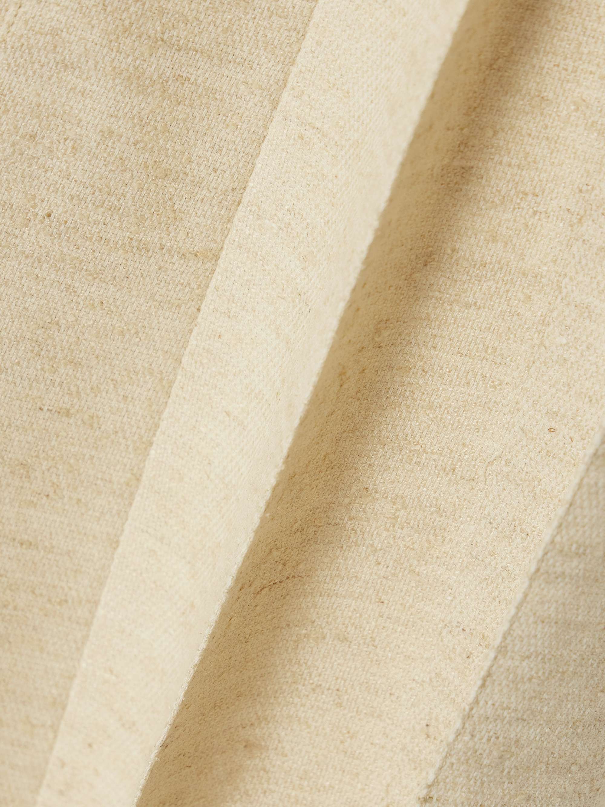 Pleated woven midi skirt view
