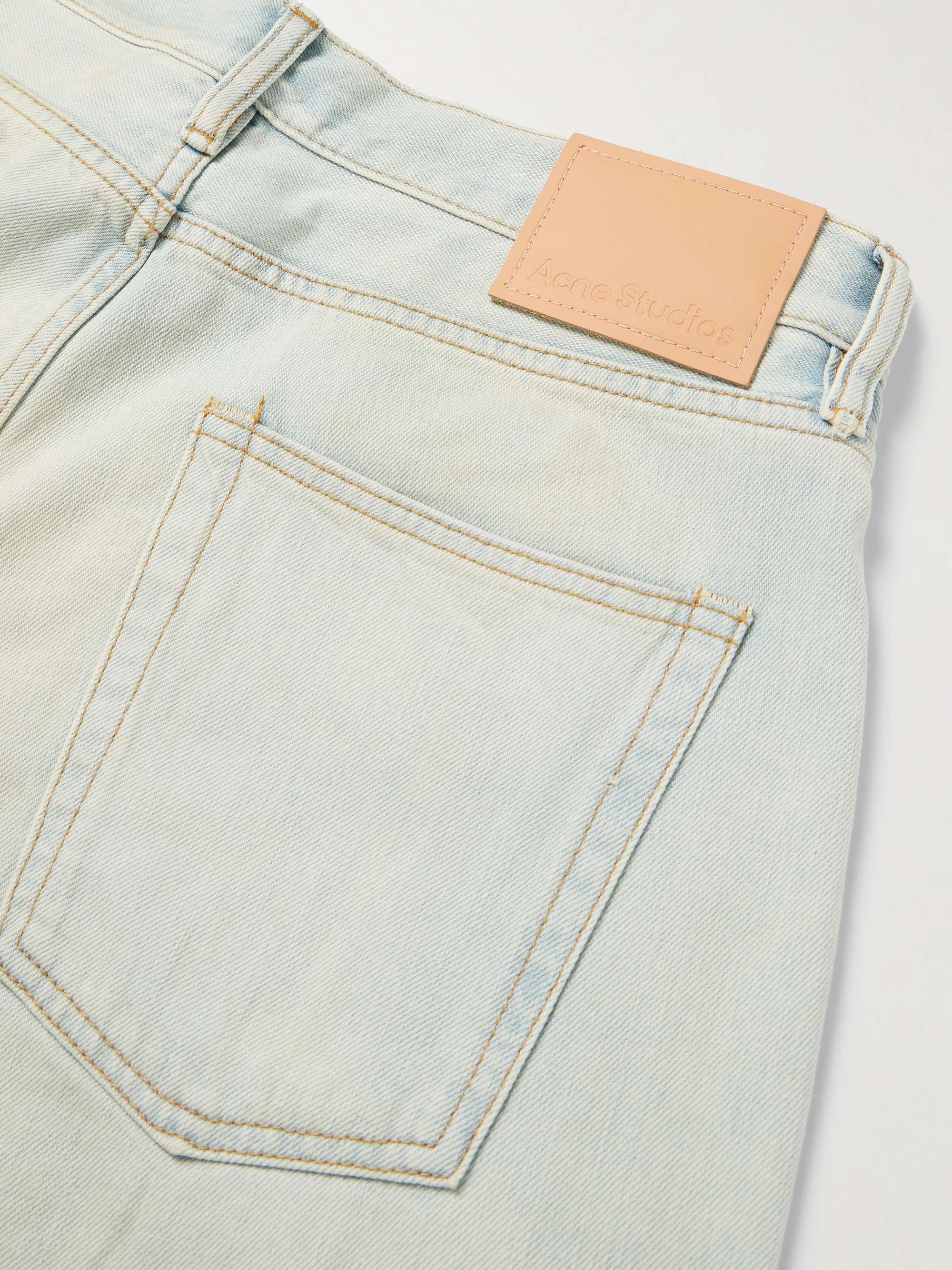 + Kappa Straight-Leg Webbing-Trimmed Jeans view