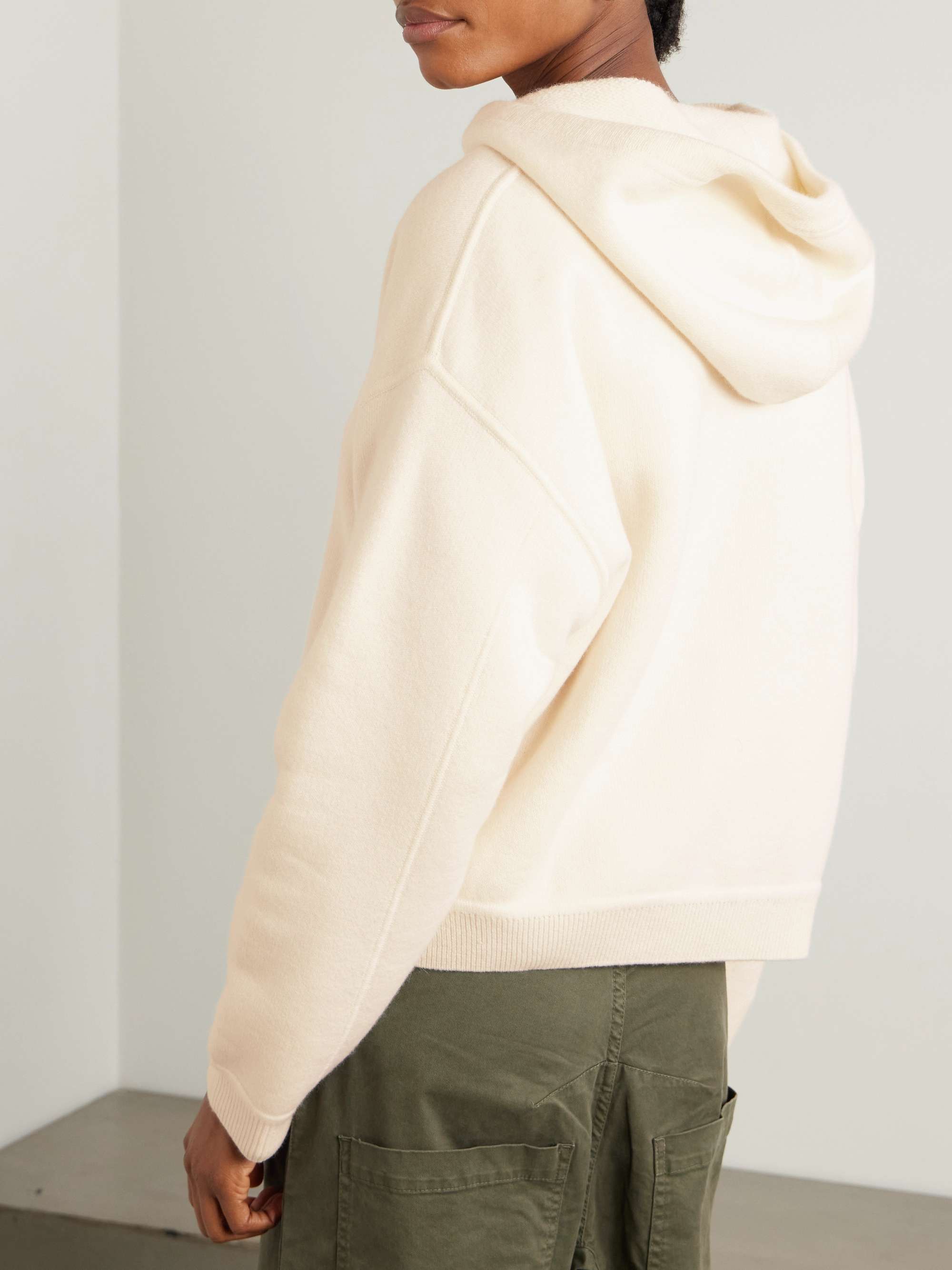 Sarla cashmere hoodie view