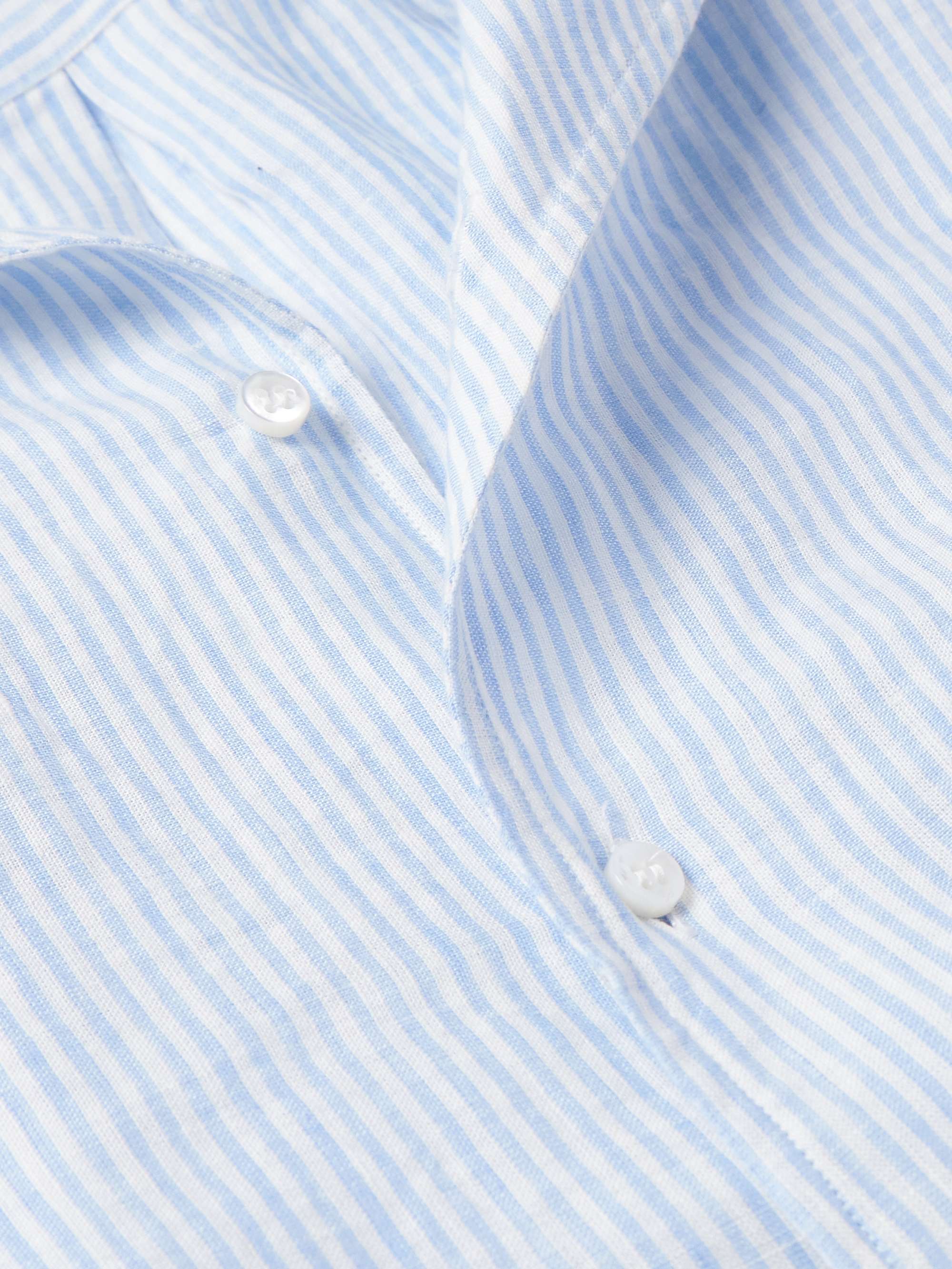 Raffaele Striped Linen Shirt view