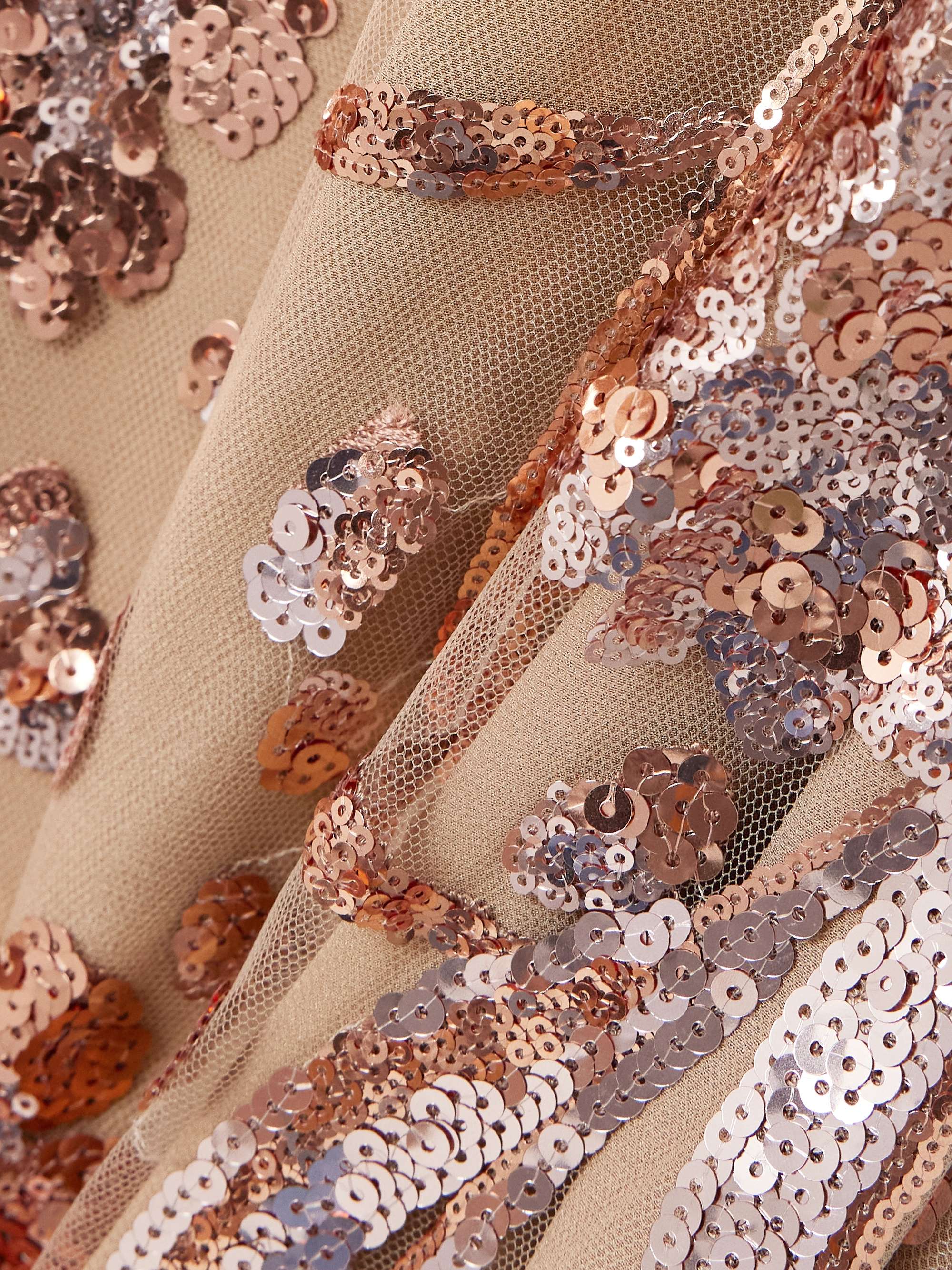 Belted off-the-shoulder sequin-embellished silk-blend tulle gown view