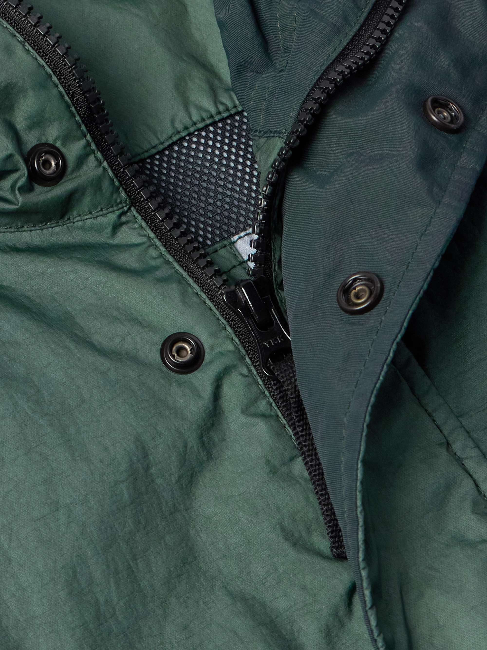 Logo-Appliquéd Membrana 3L TC Hooded Jacket view