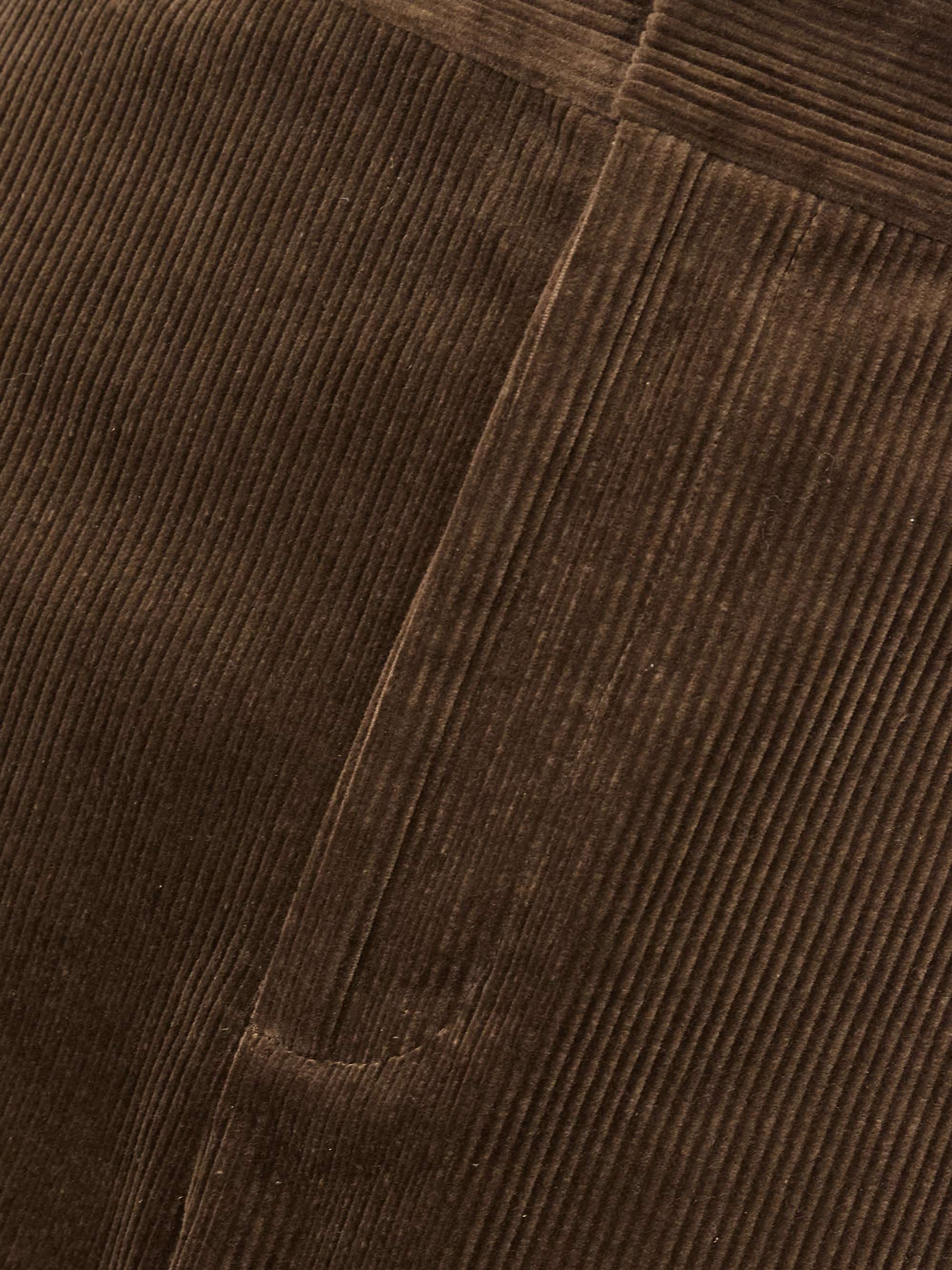 Cotton-blend corduroy pants view