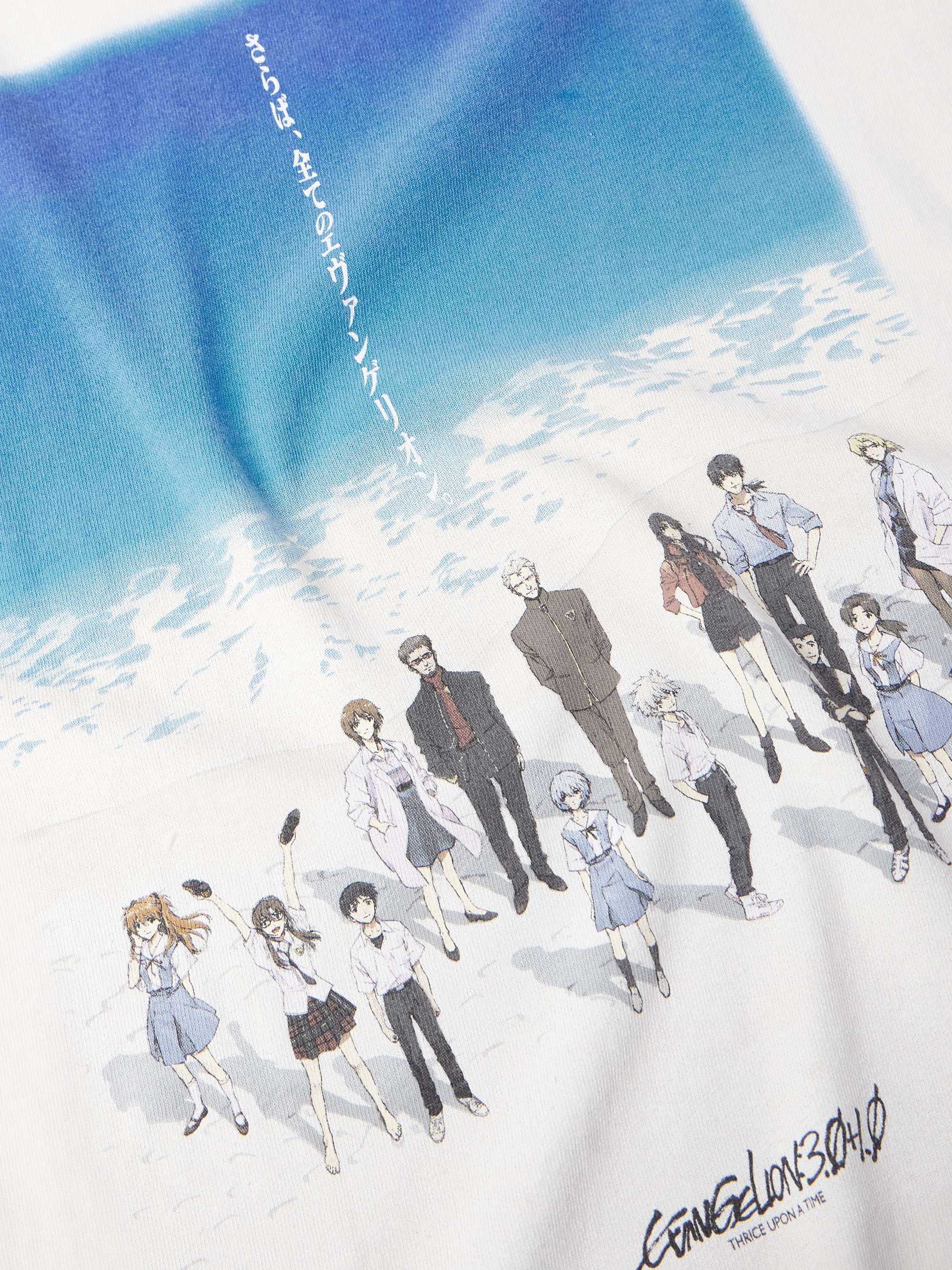 + Evangelion Printed Cotton-Jersey T-Shirt view