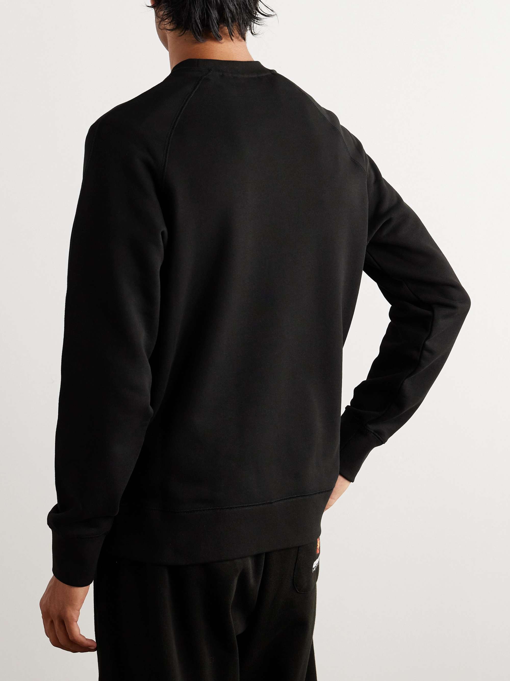 Logo-Appliquéd Cotton-Jersey Sweatshirt view