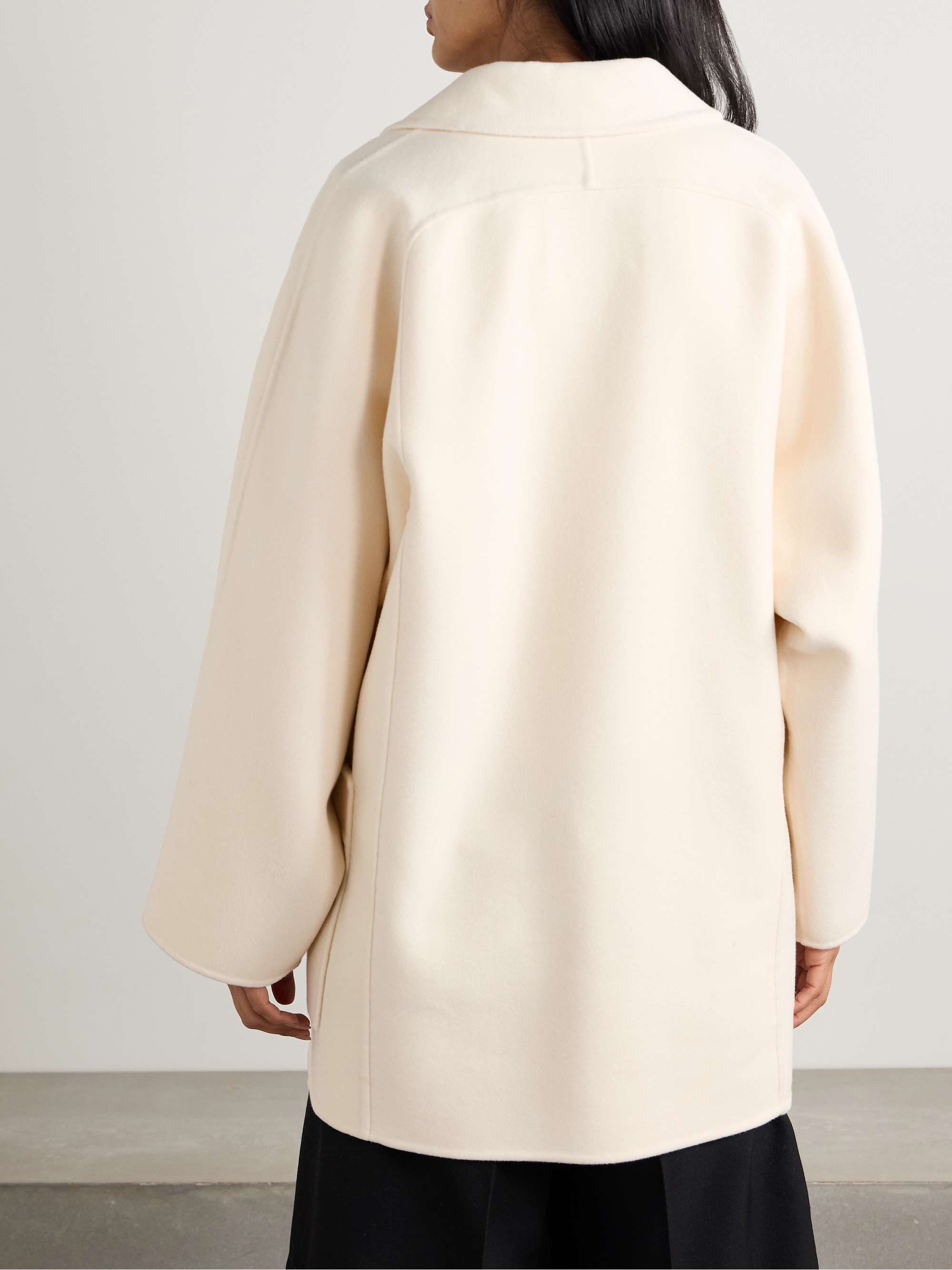 Orma double-breasted wool and cashmere-blend felt coat view