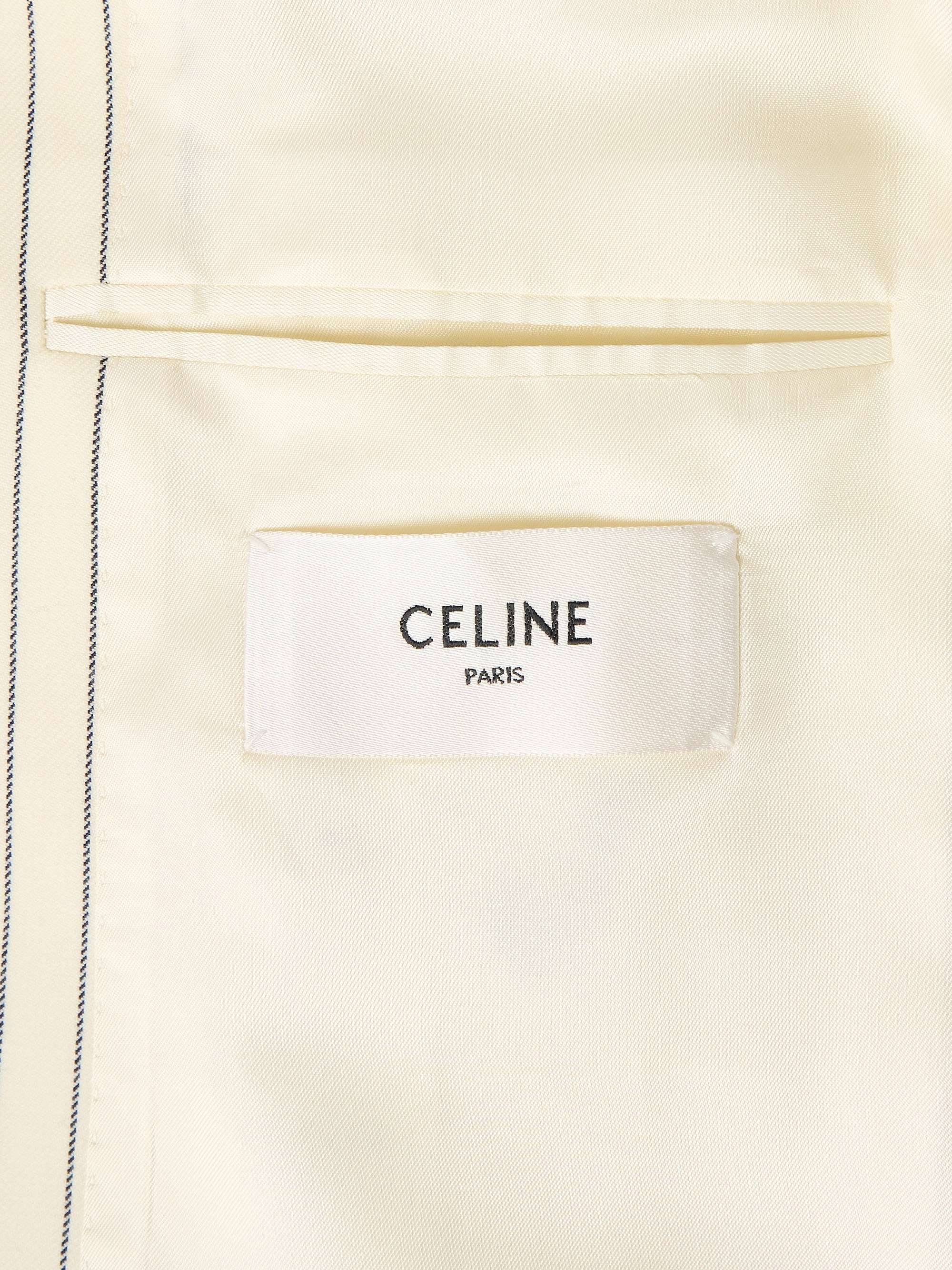 Slim-Fit Pinstriped Wool-Twill Blazer view