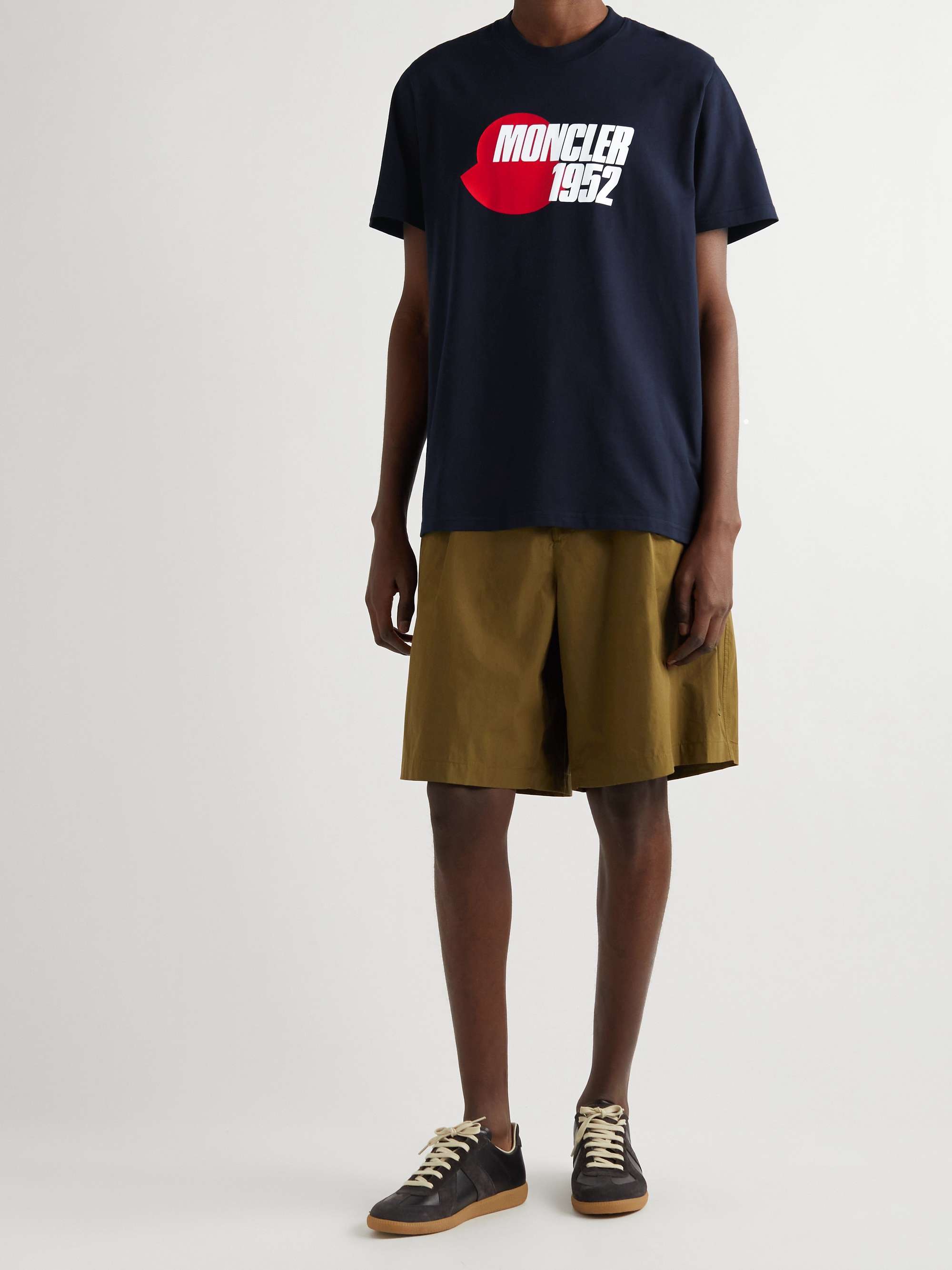 2 Moncler 1952 Logo-Print Cotton-Jersey T-Shirt view
