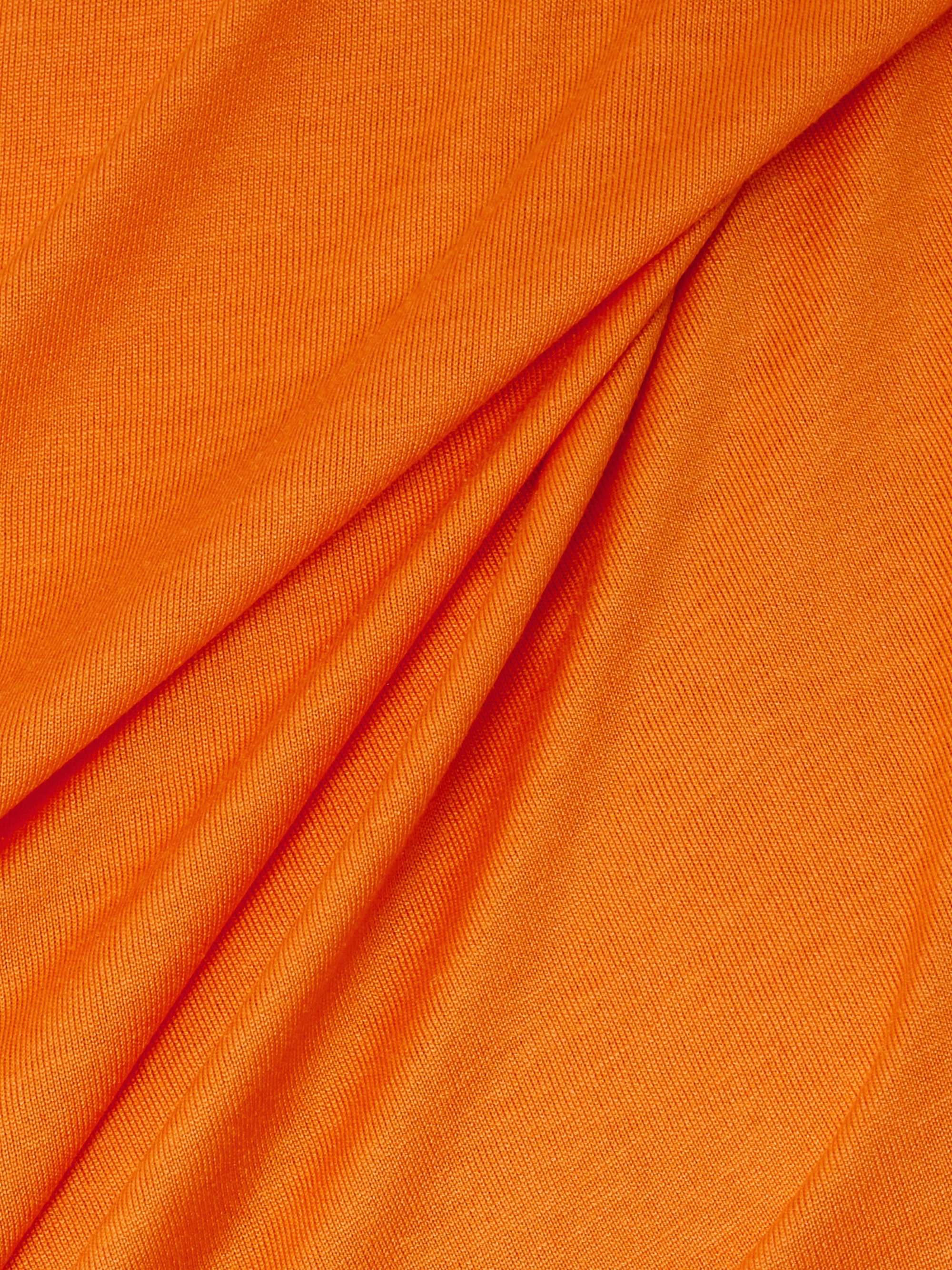 Draped silk-jersey maxi dress view