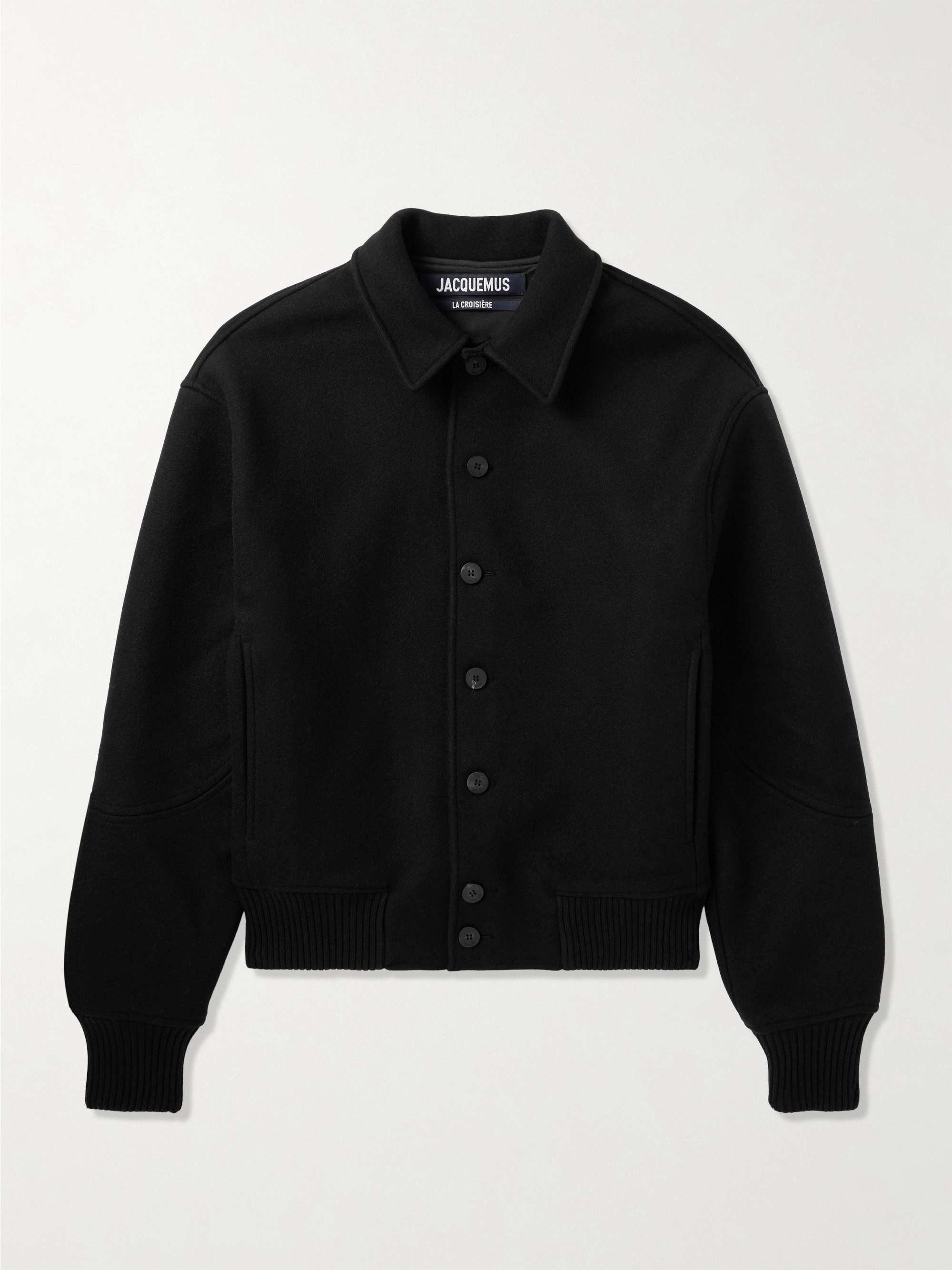 Feltro Wool-Felt Bomber Jacket view