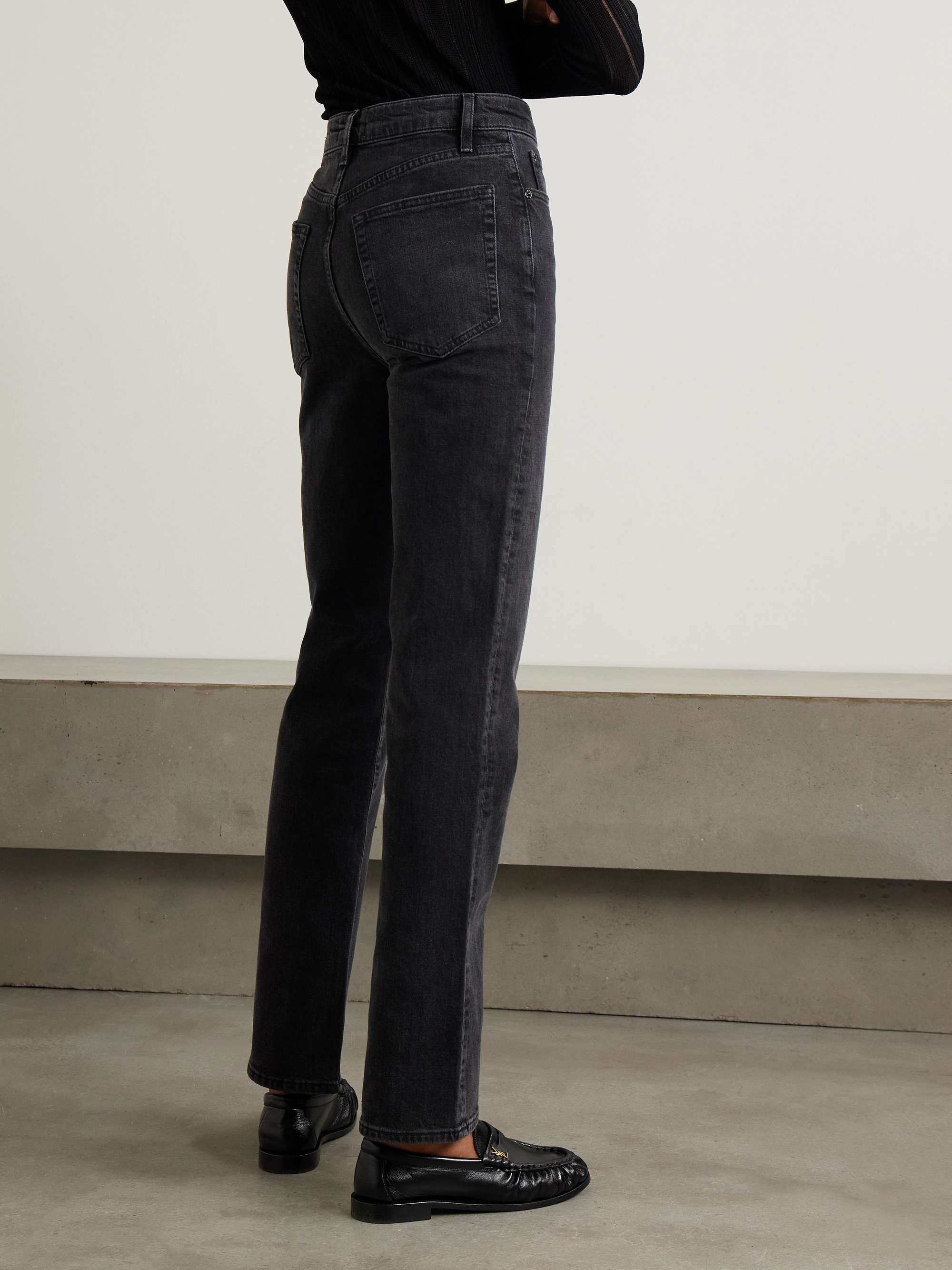 The Ruler high-rise straight-leg jeans view