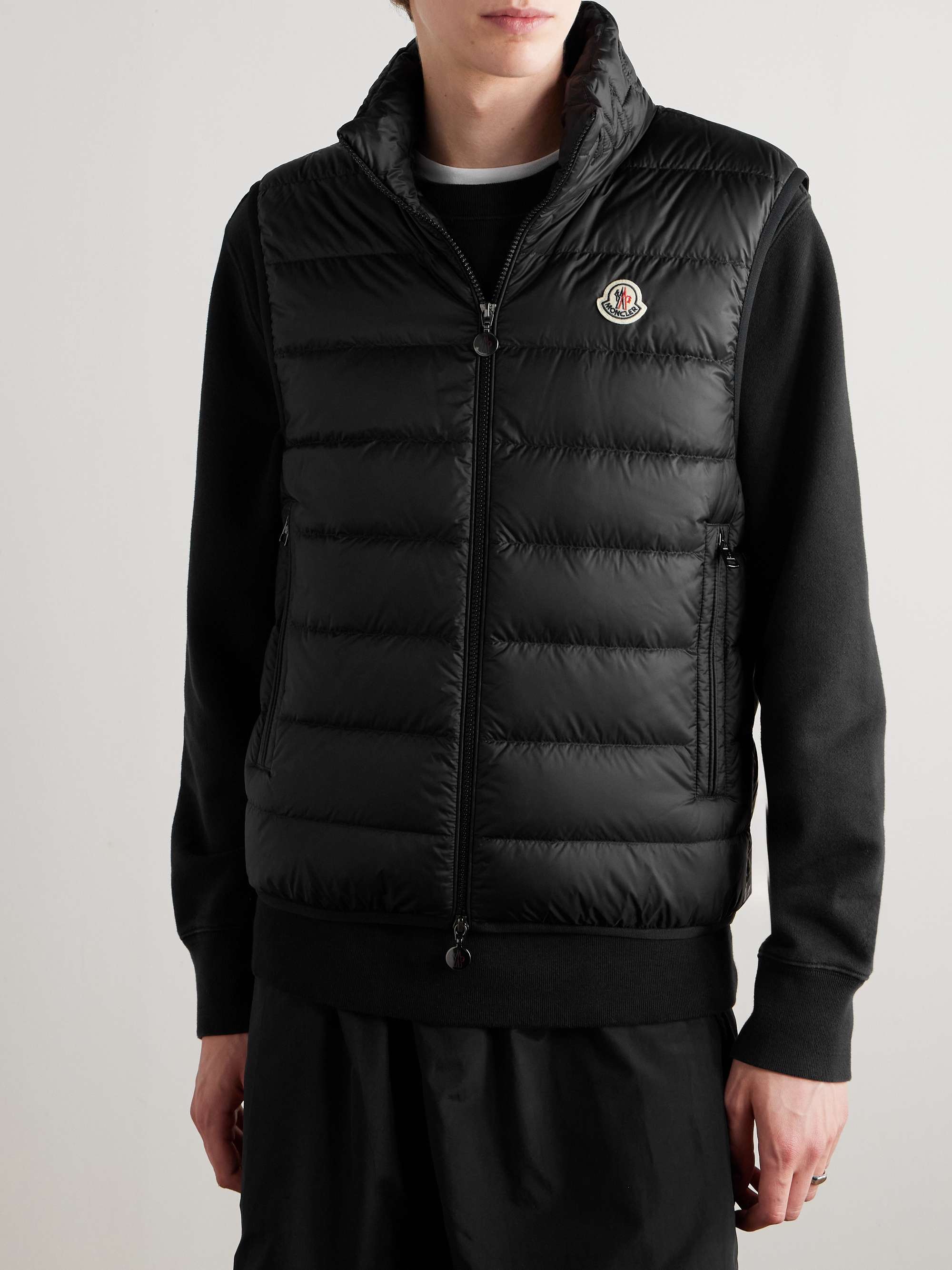 Rocoque Logo-Appliquéd Quilted Shell Down Gilet view