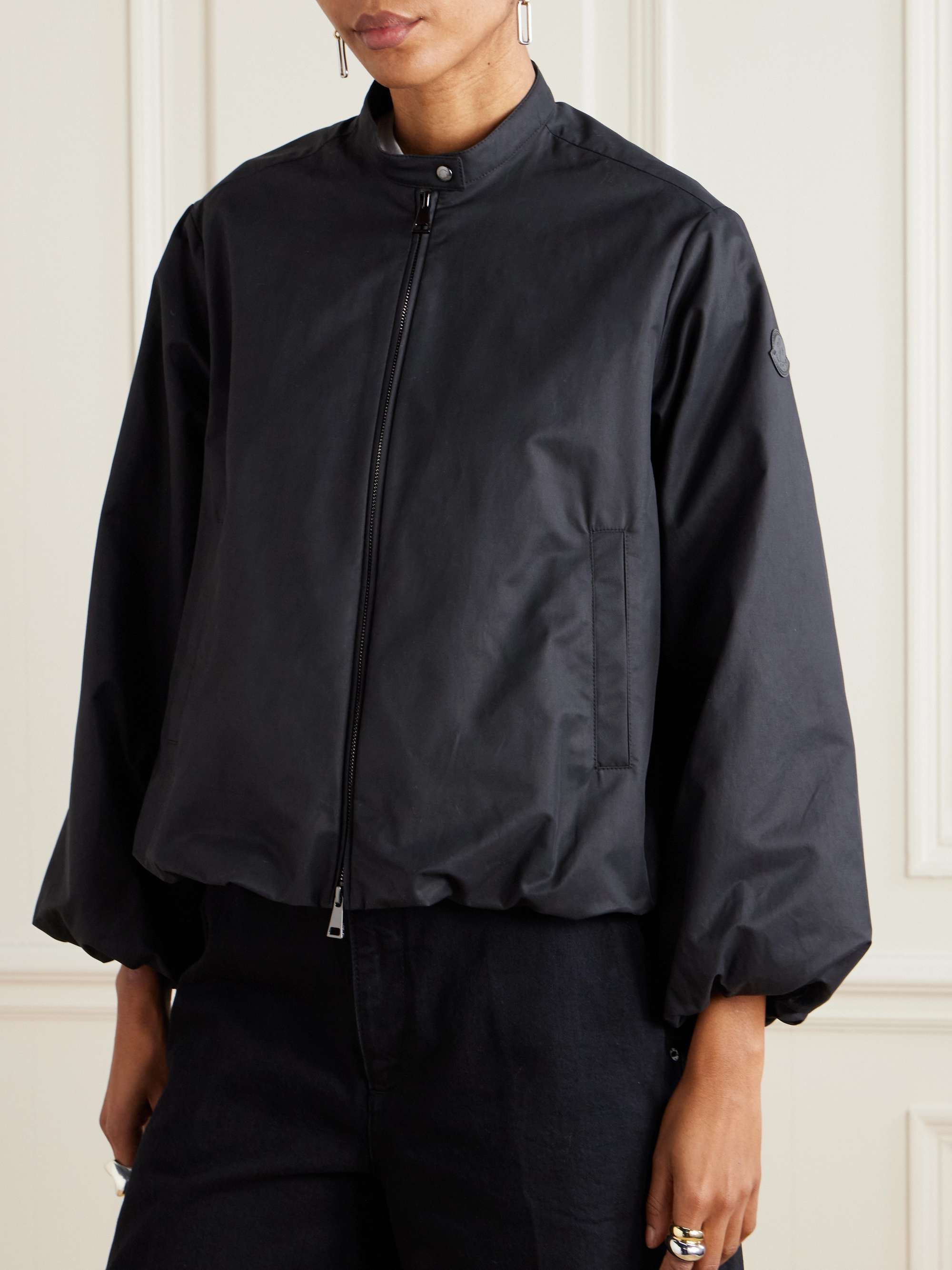 Gruissan appliquéd cotton-blend bomber jacket view