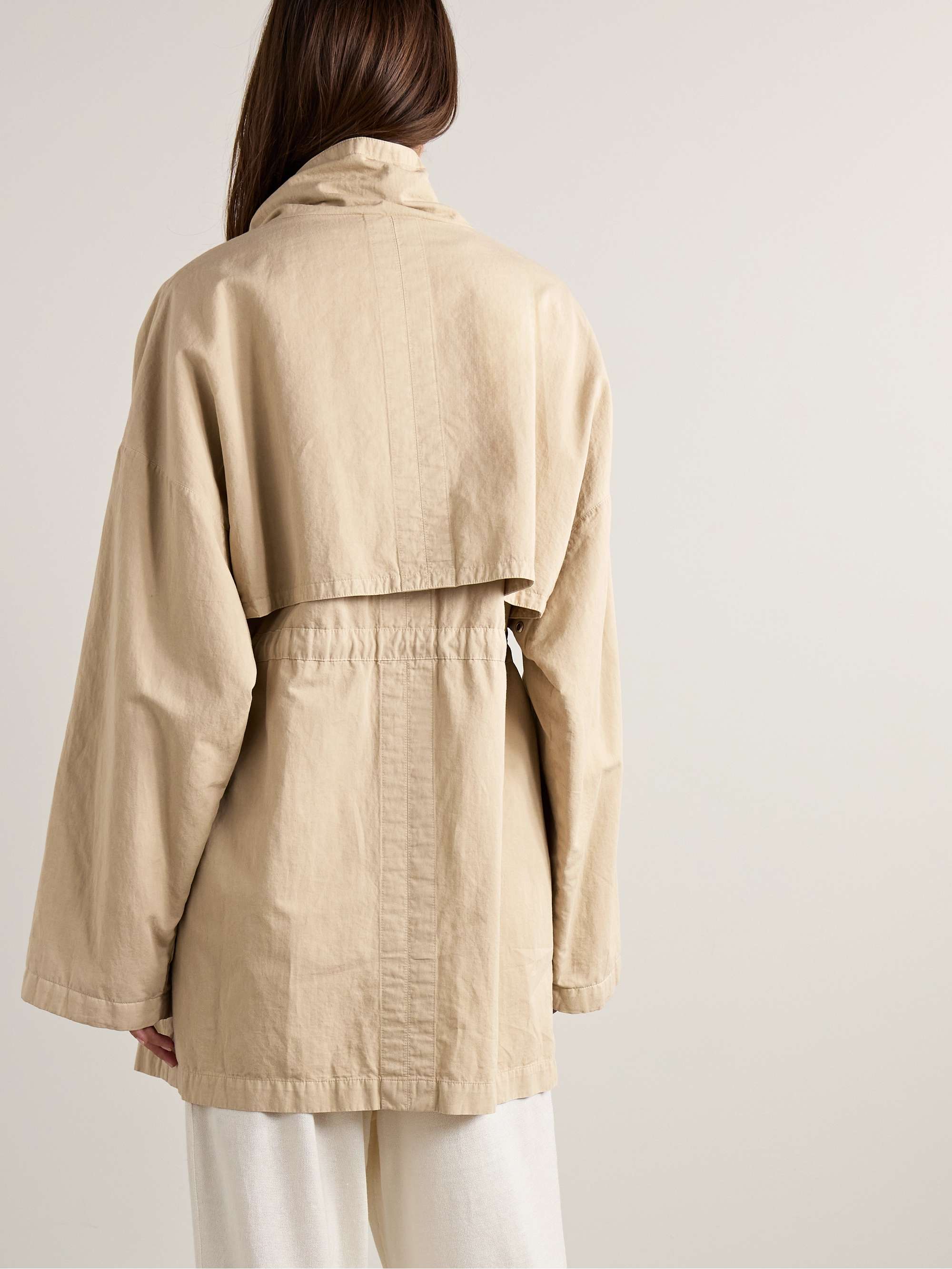 Herbie cotton and linen-blend jacket view