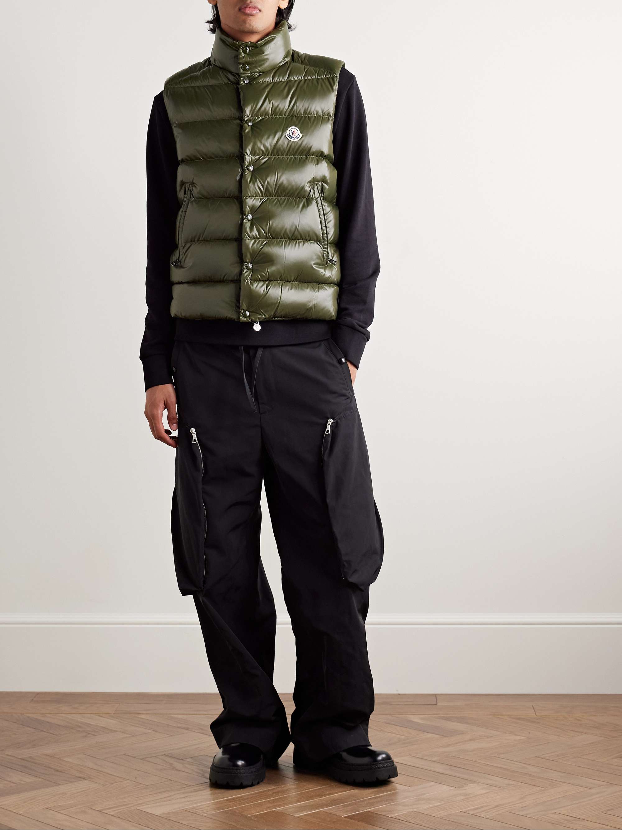 Tibb Logo-Appliquéd Quilted Nylon Down Gilet view