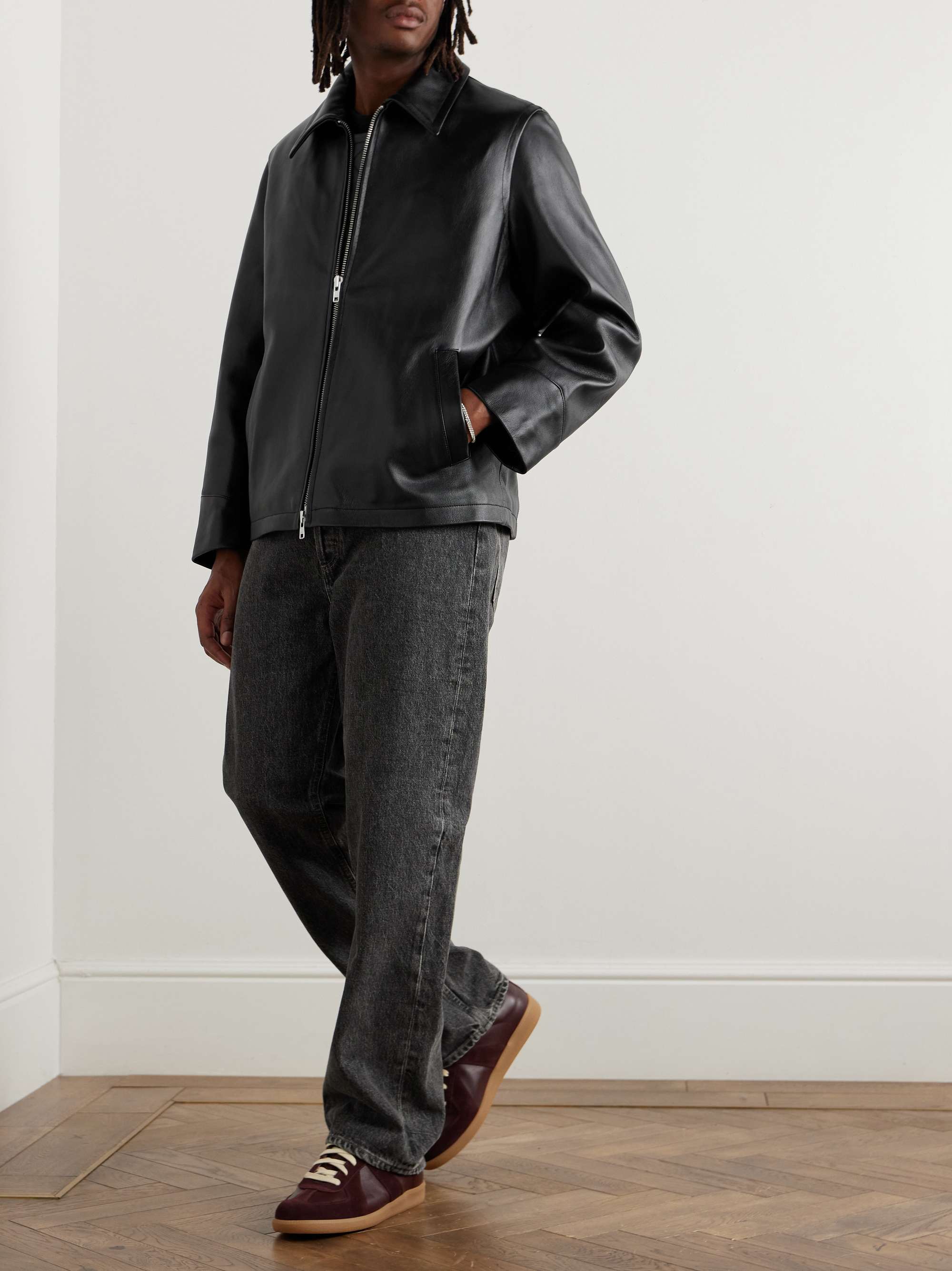 Chadwick Full-Grain Leather Jacket view