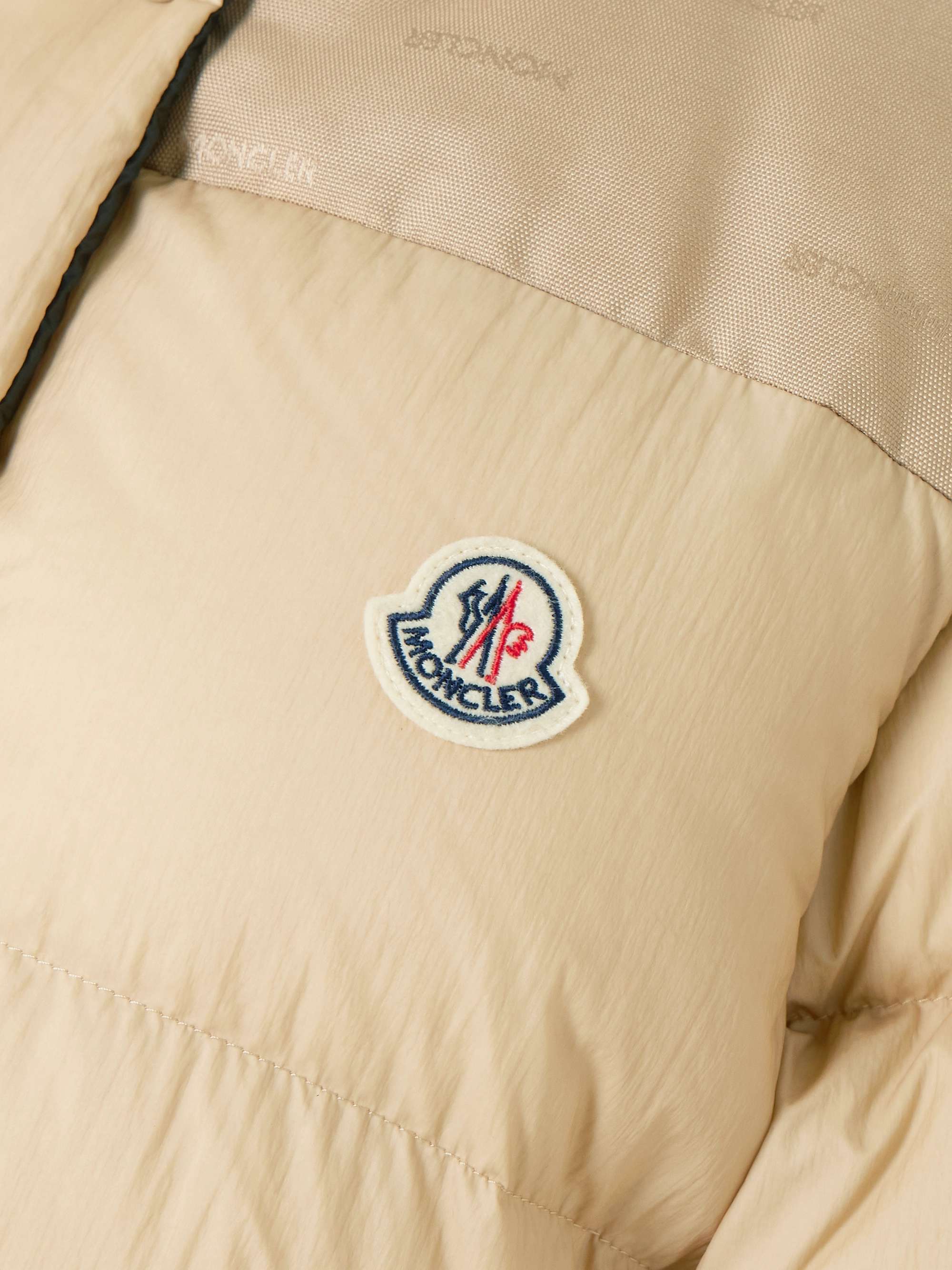 Verone reversible twill-jacquard trimmed quilted shell down jacket view