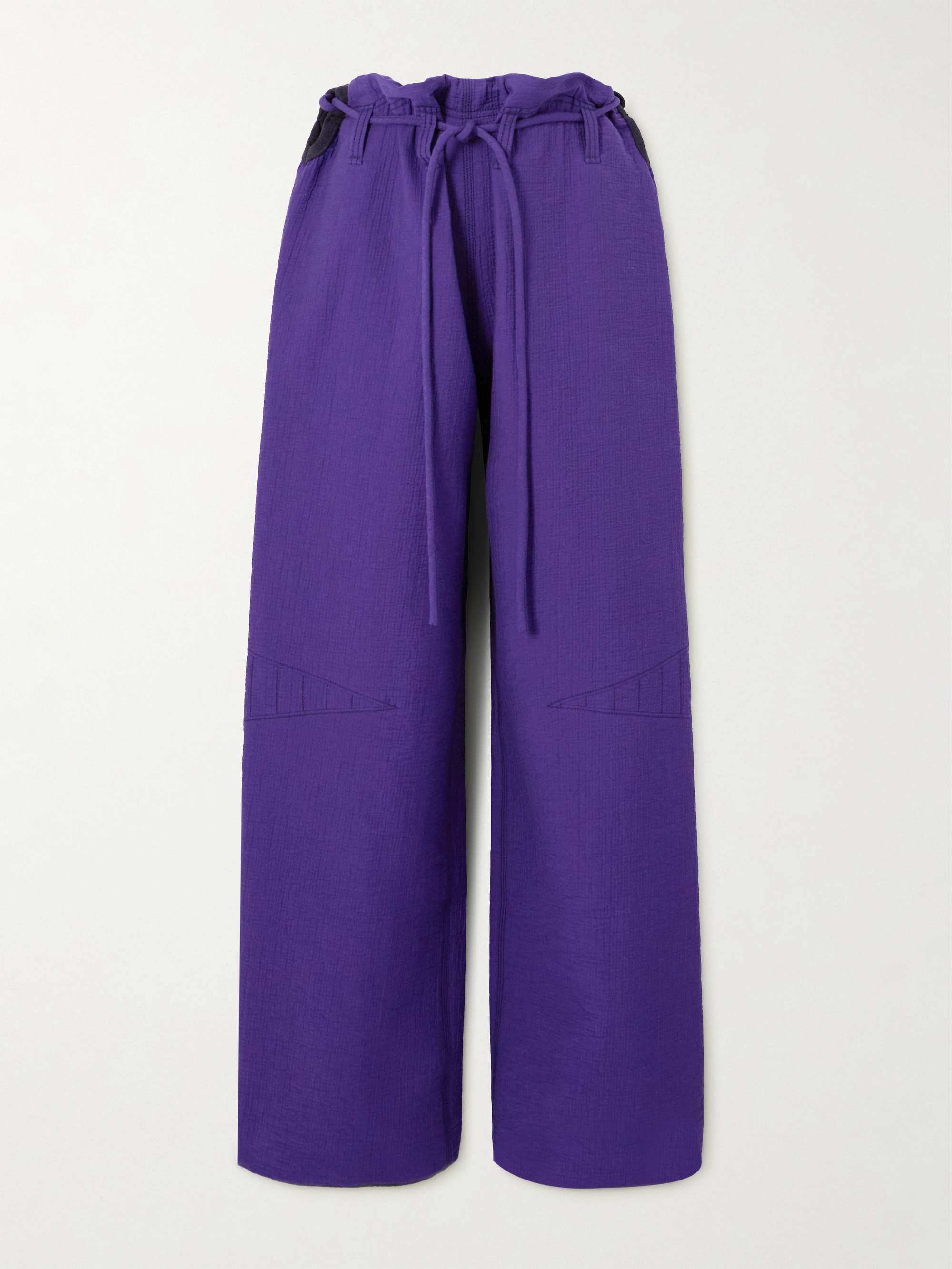 Cotton-blend pants view
