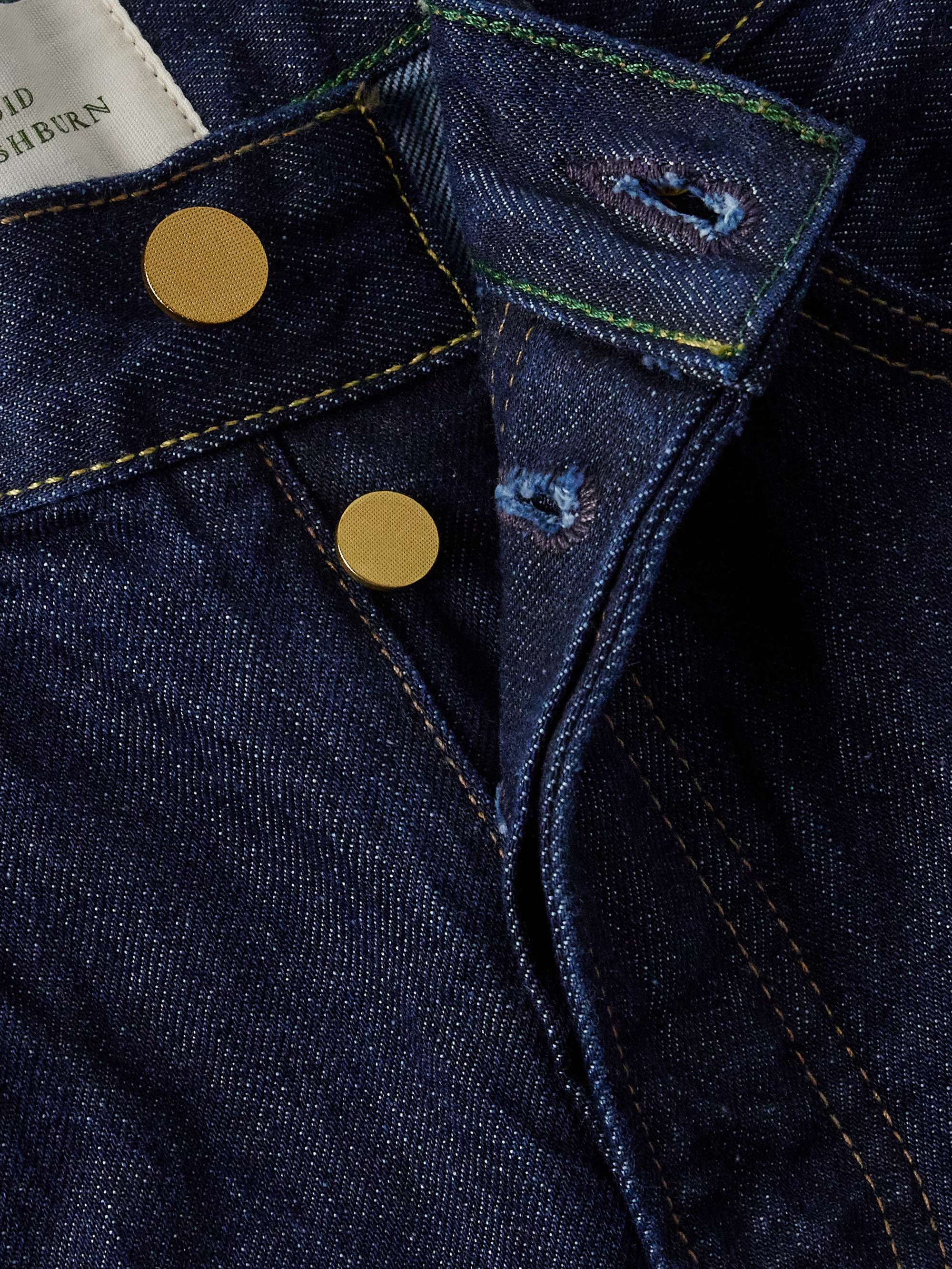 Slim-Fit Straight-Leg Jeans view